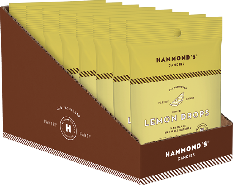 Hammond's Candies - Old-Fashioned Pantry Candy - 4 oz - 8 Bag POP Display