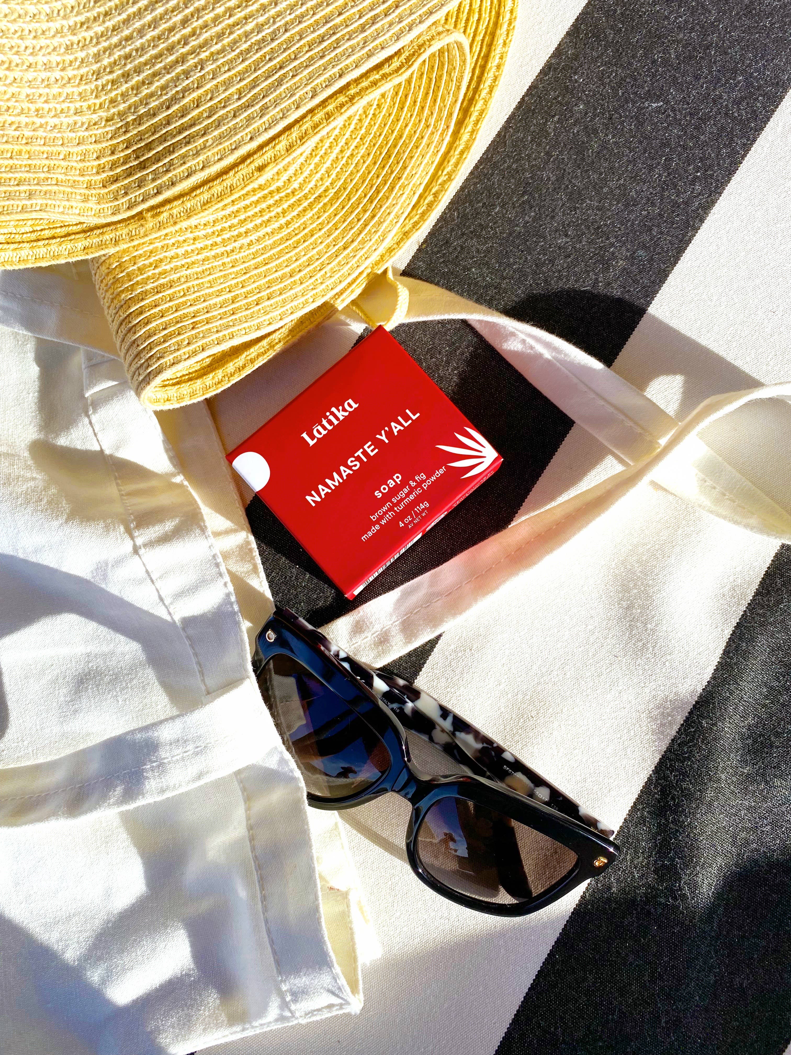 Latika Beauty - Namaste Y'all - Hydrating Soap -  Brown sugar -Fig 🪷