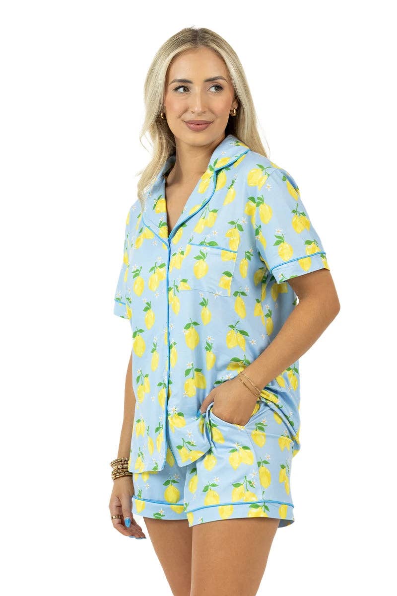 Katydid - Zesty Lemons Wholesale Pajama Sets