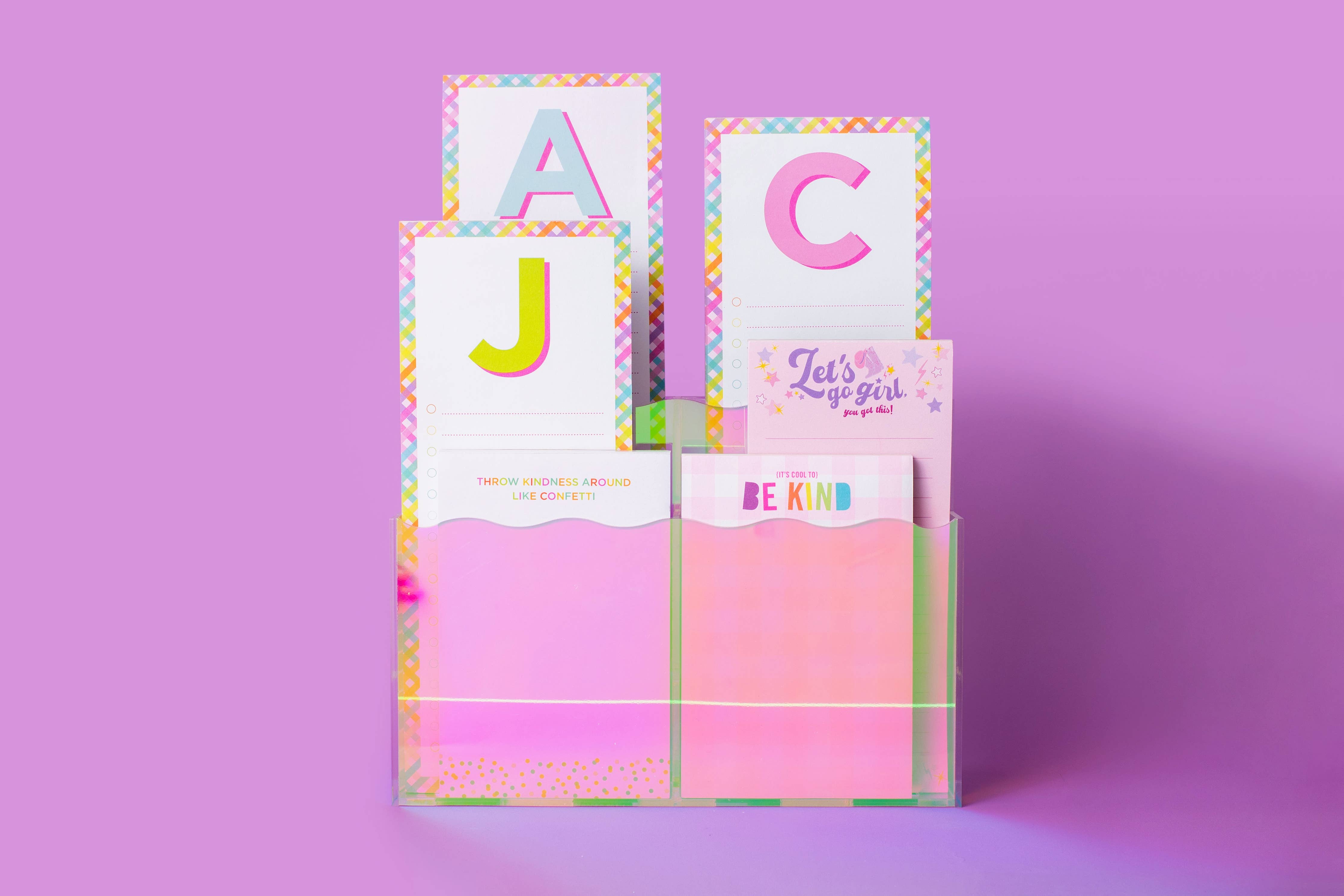 Taylor Elliott Designs - *ON SALE* 4-Pocket Acrylic Display - Small - Iridescent