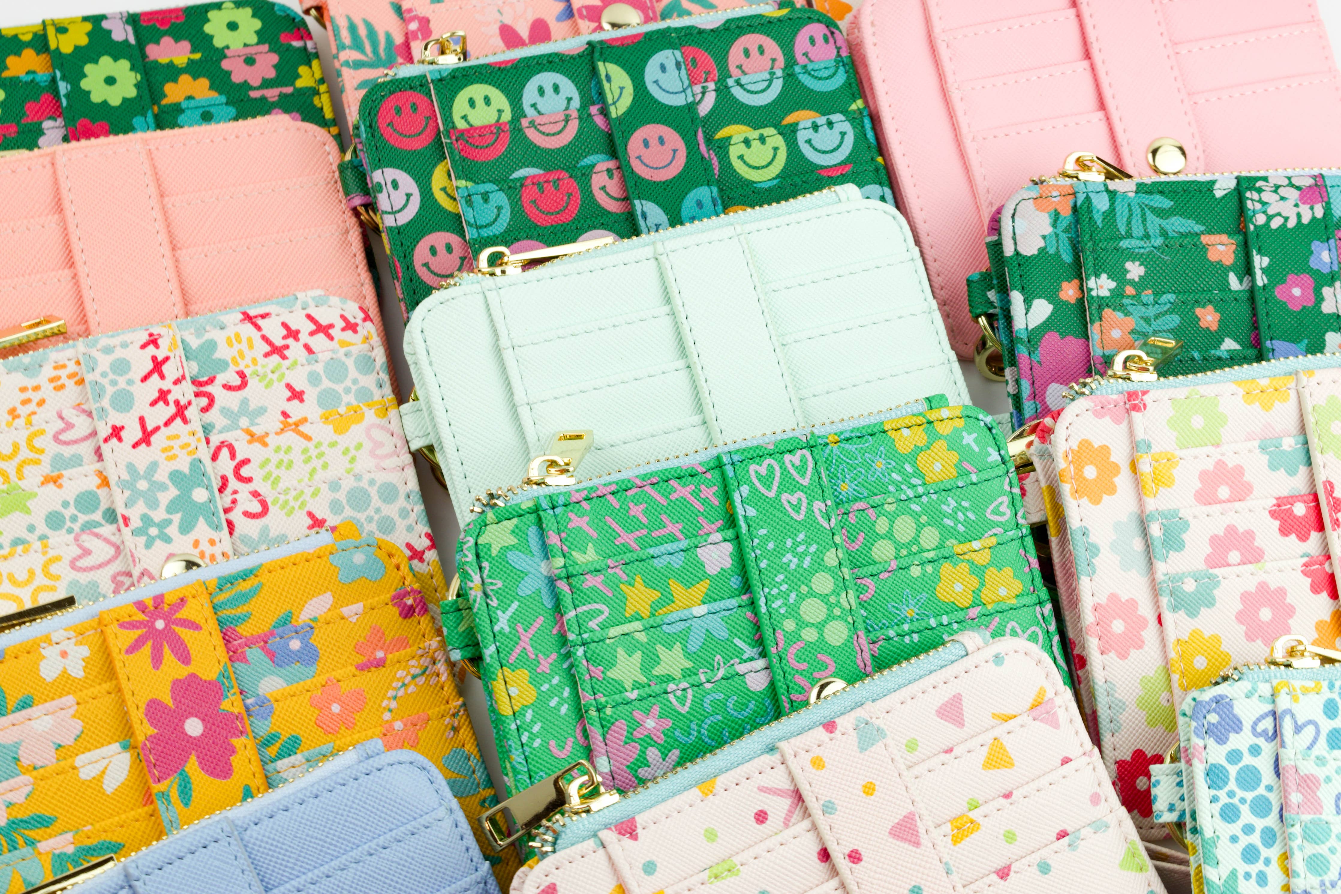 Cleary Lane - Wallet Keychain - Mint Garden