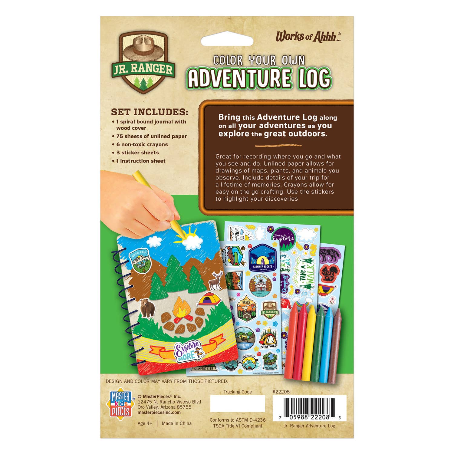 Masterpieces Puzzles - Jr. Ranger - Adventure Log Craft Set