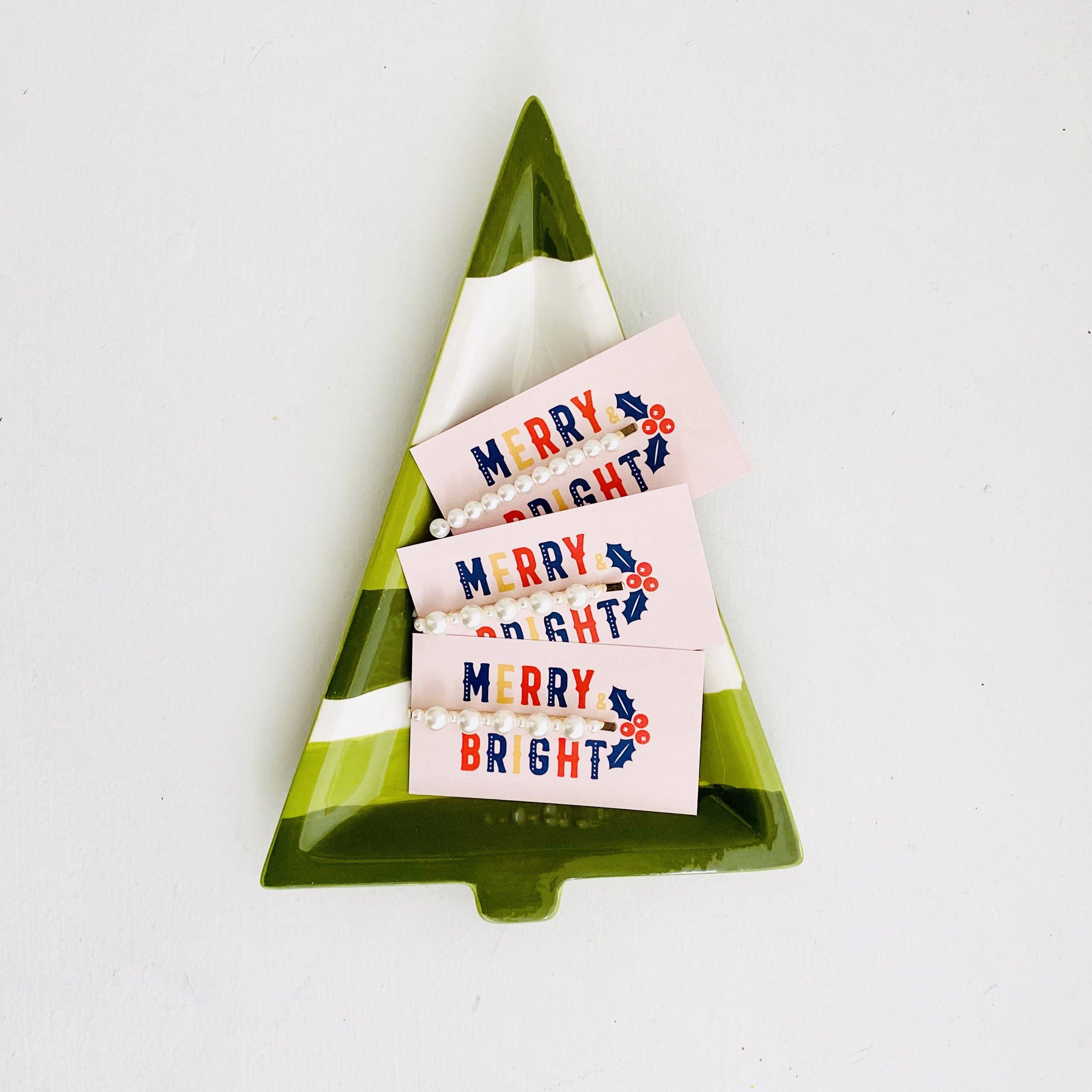 Tiny Gift Society - Merry & Bright Pearl Clip