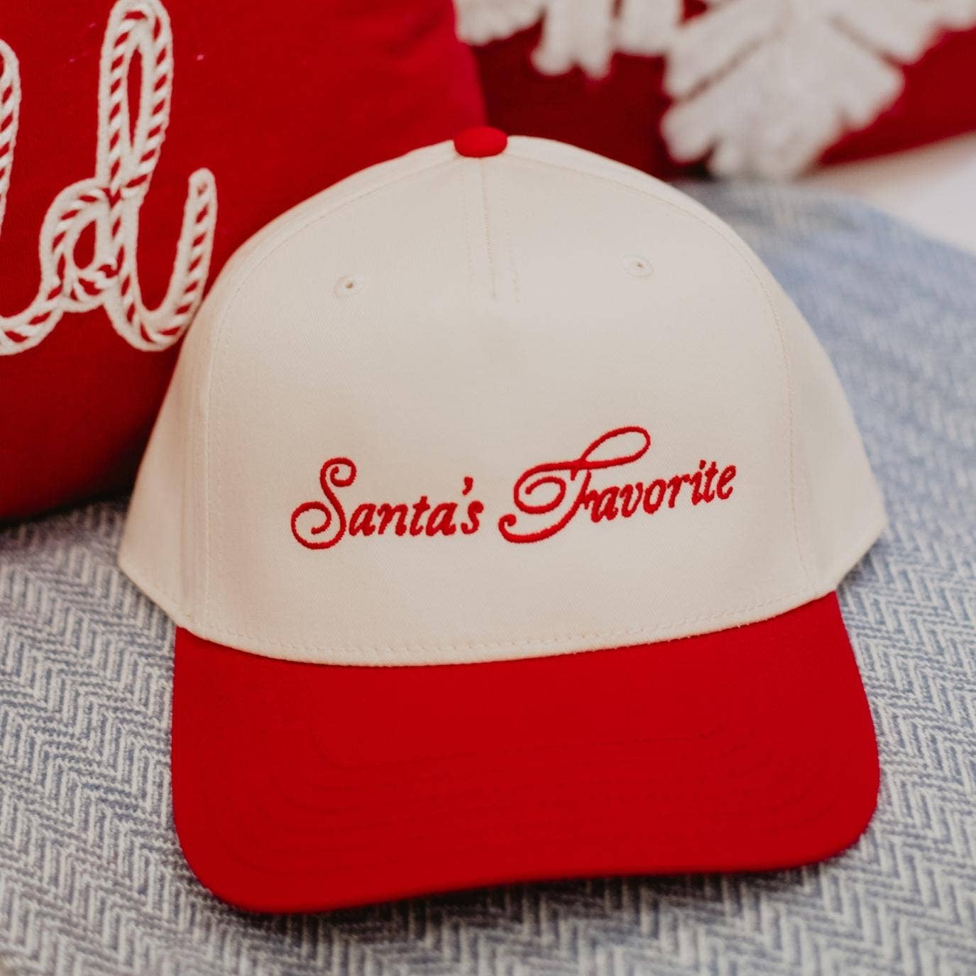 Katydid - Santa's Favorite Vintage Christmas Trucker Hats for Women