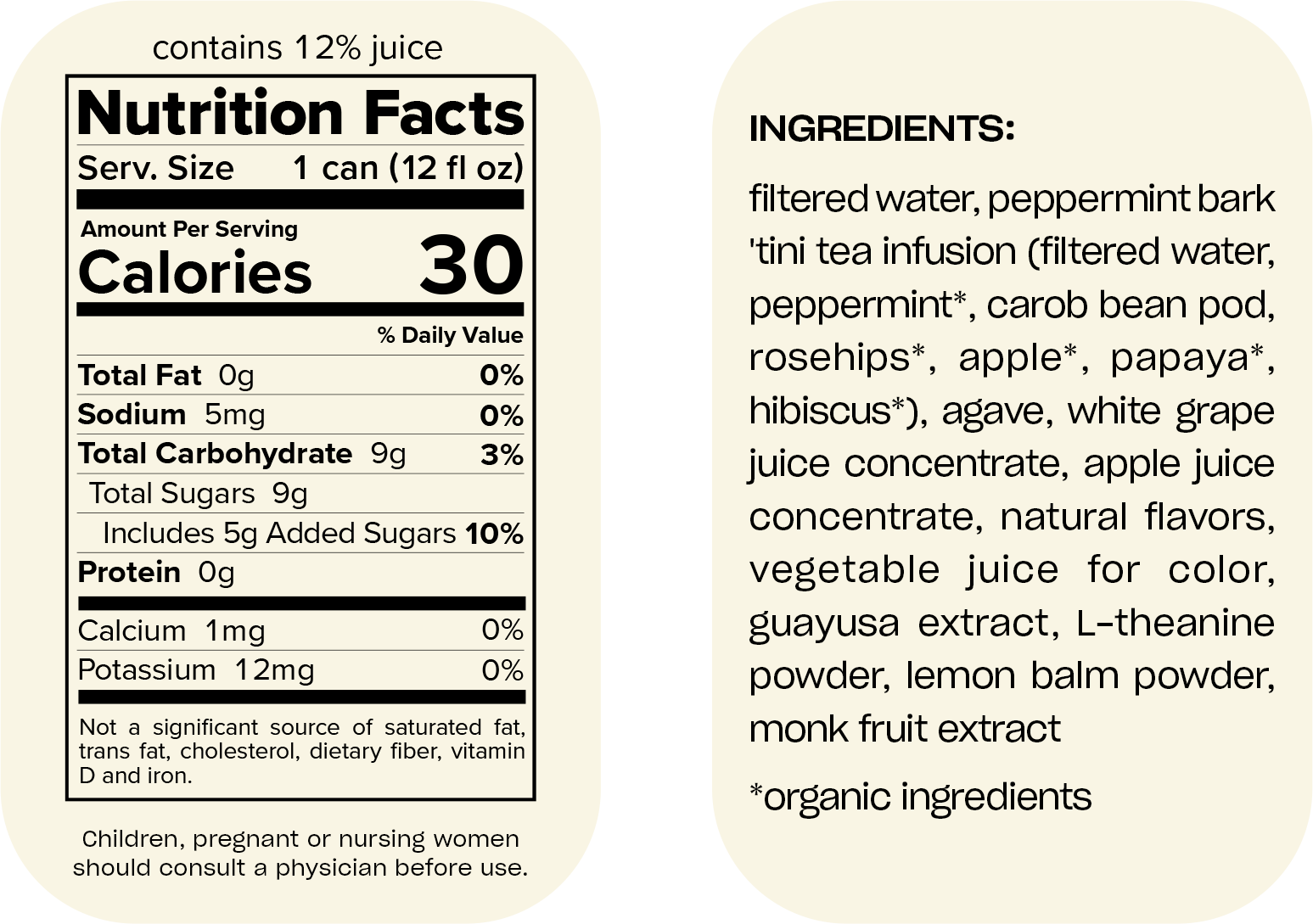 Recess - Peppermint Bark 'Tini Zero Proof (4pk)