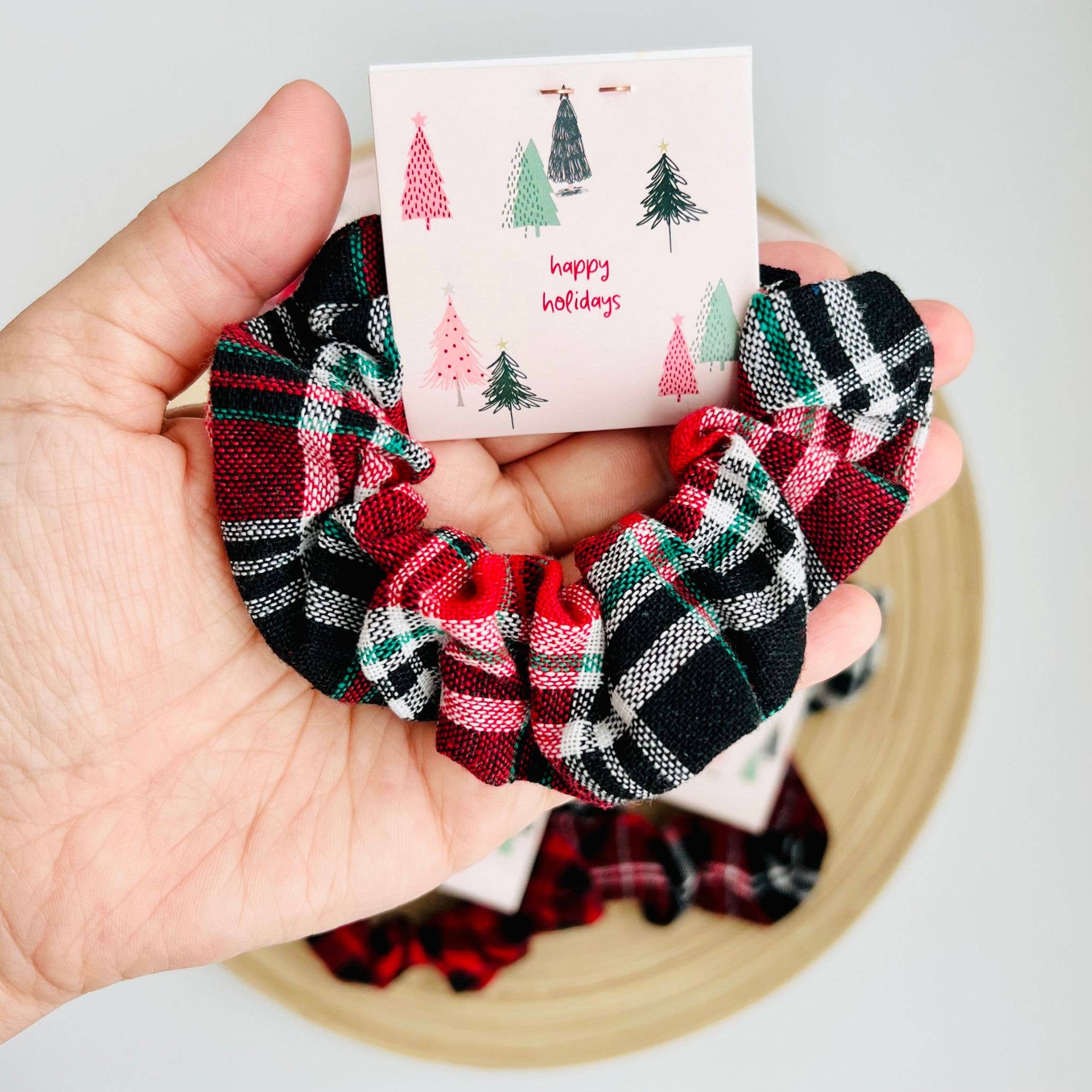 Tiny Gift Society - Holiday Thank You Gift Christmas Scrunchie Stocking Stuffer