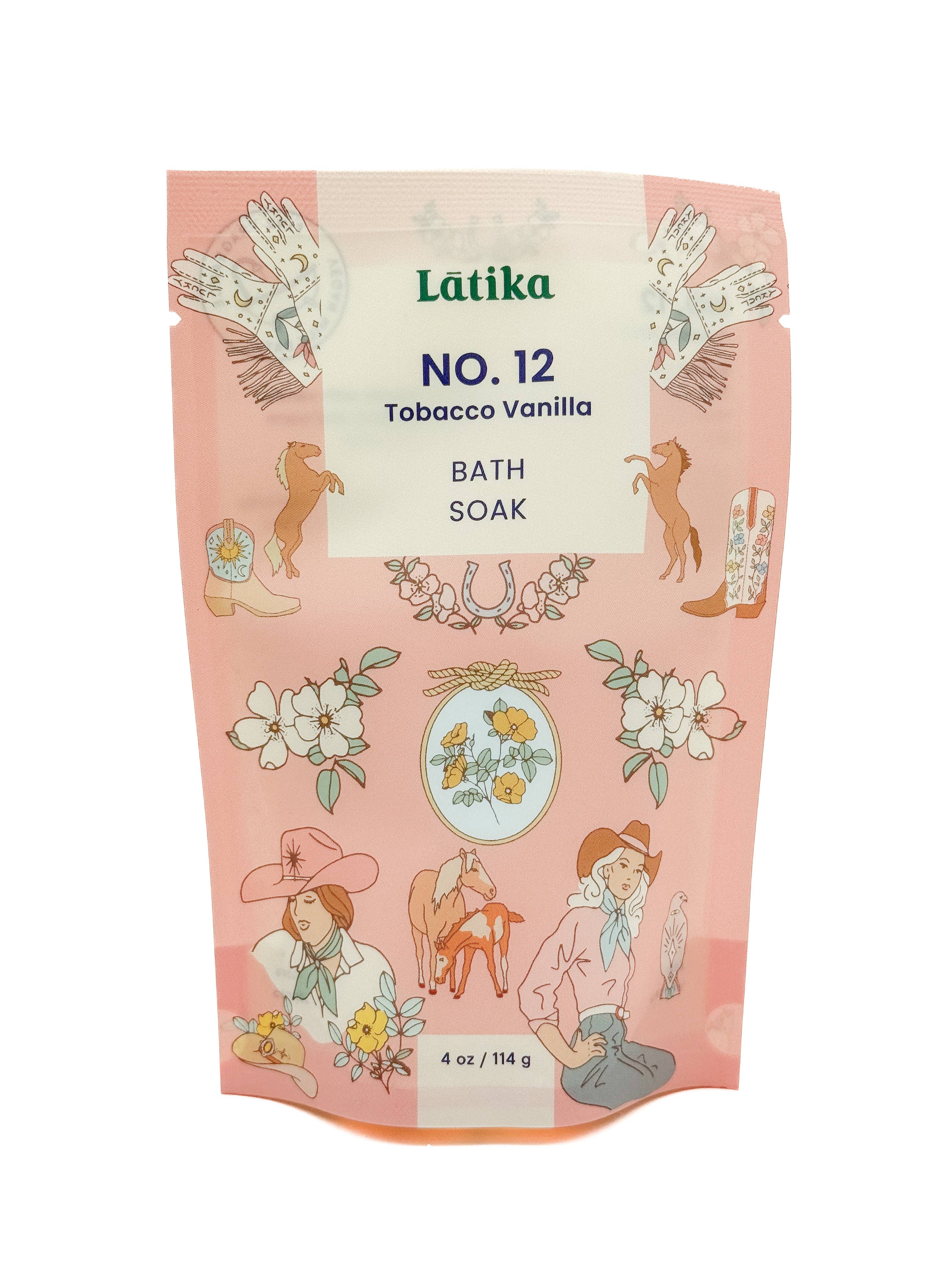 Latika Beauty - Vegan Milk Bath Soak – Warm Tobacco & Vanilla 🐎