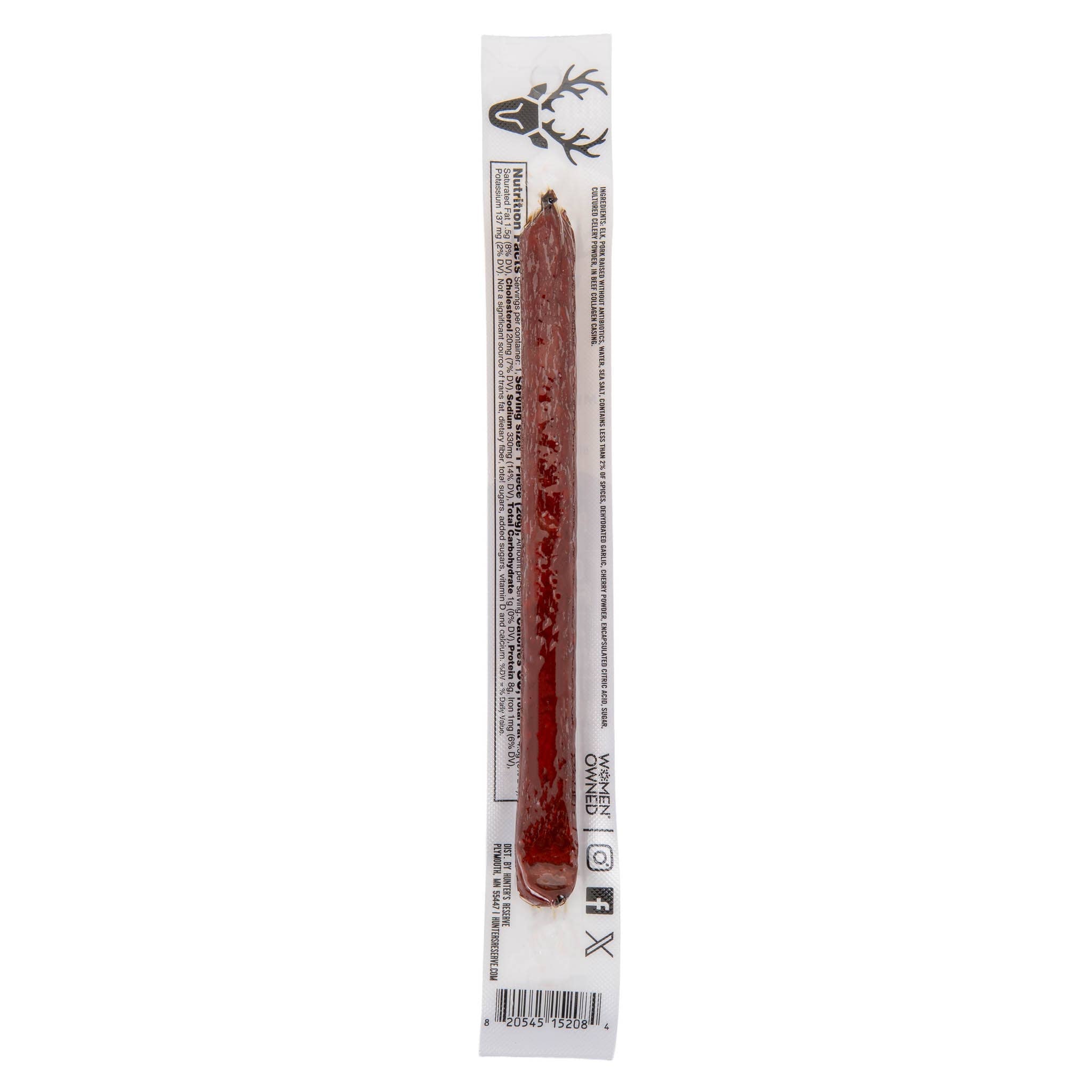 Hunter's Reserve - Elk Meat Sticks - 24 Pack