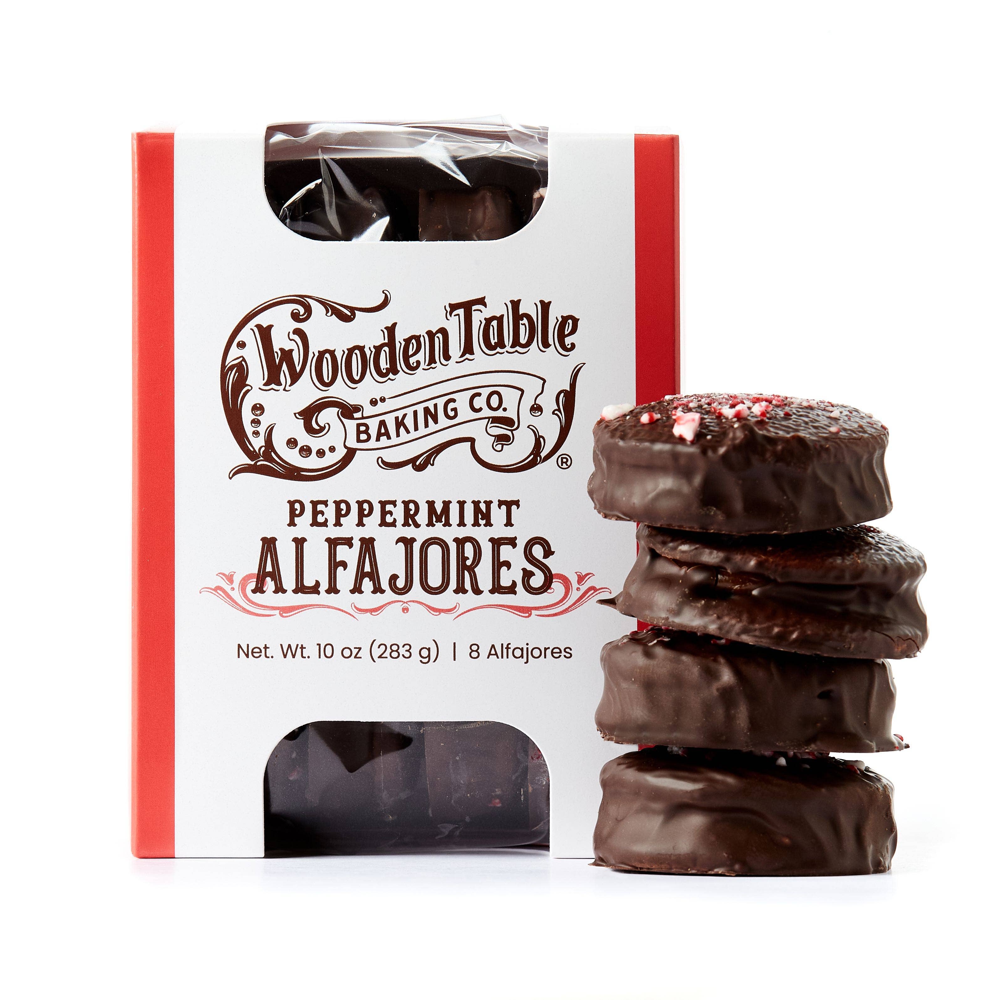 Wooden Table Baking Company - Peppermint dark chocolate alfajores