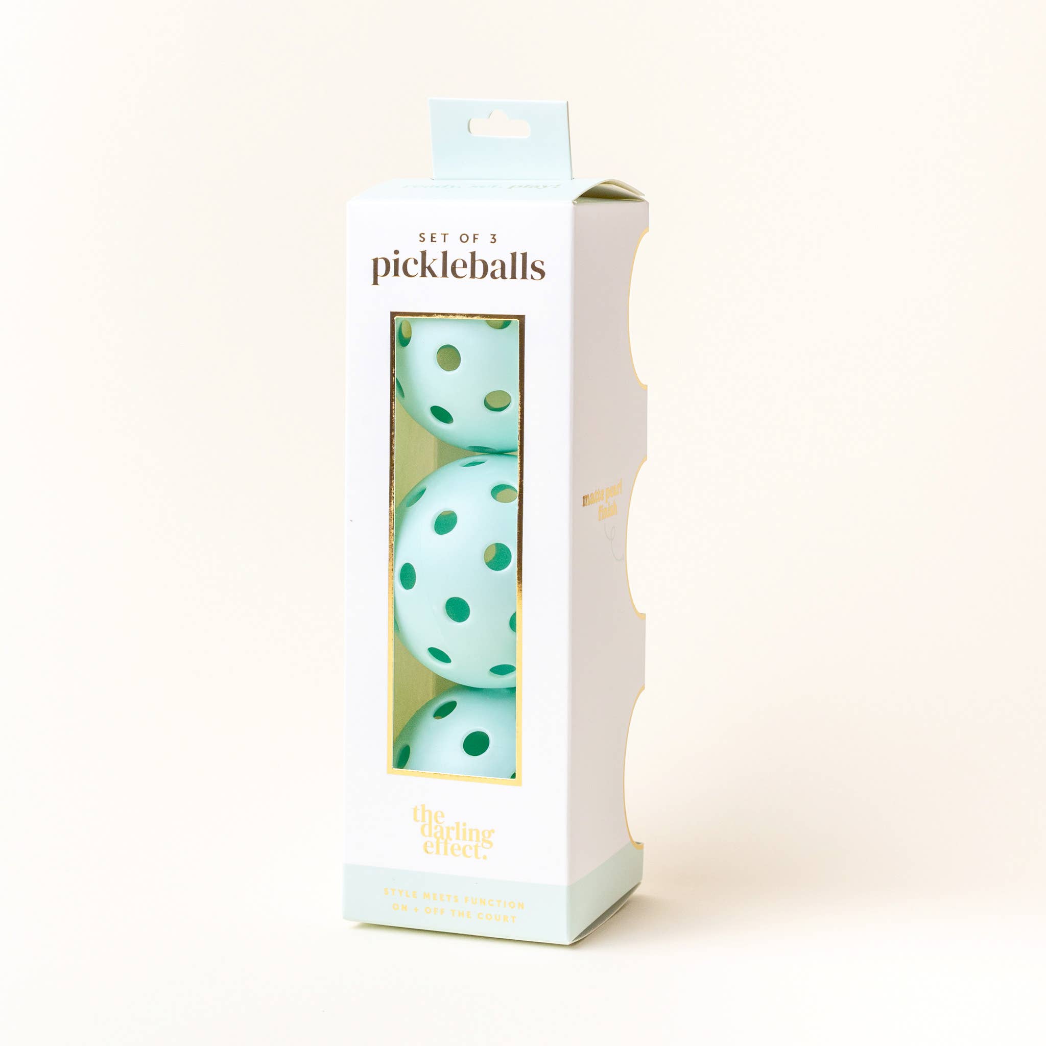 The Darling Effect - Pickleball Ball Set-Aqua