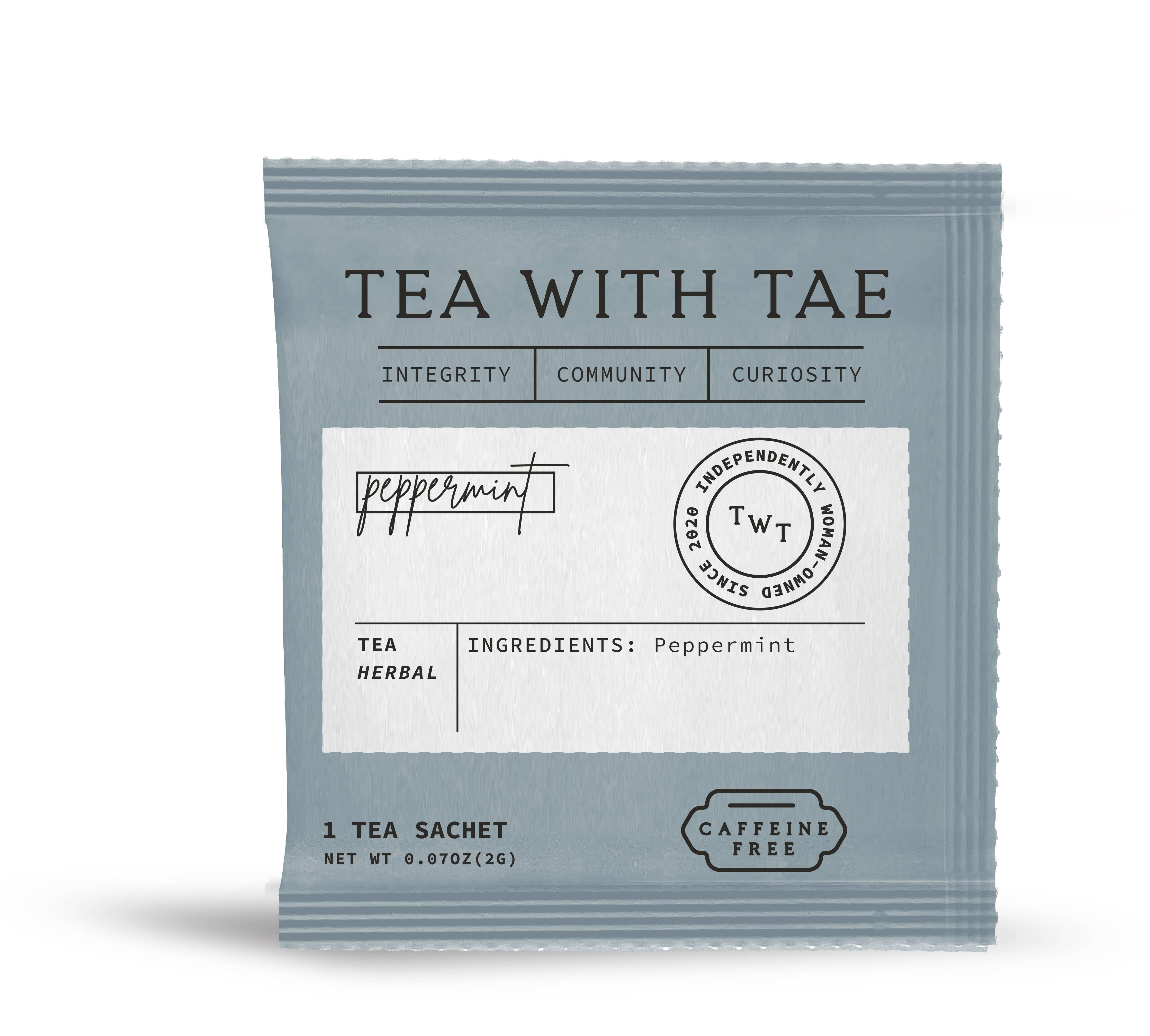 Tea with Tae - Individually Wrapped Tea Sachets