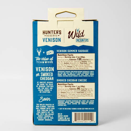 Hunter's Reserve - Venison & Smoked Cheddar Cheese Wild Encounters