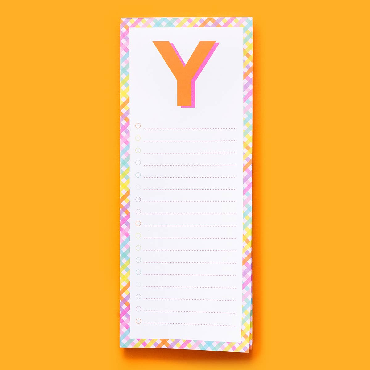 Taylor Elliott Designs - List Pad - Letters A-Z - Each