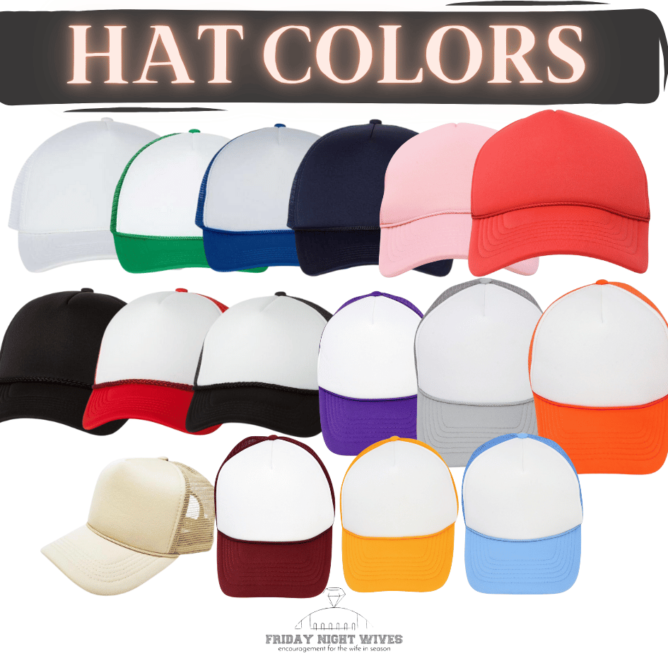 Friday Night Wives - Custom Upside Down Trucker Hat, Custom Word Trendy Cap