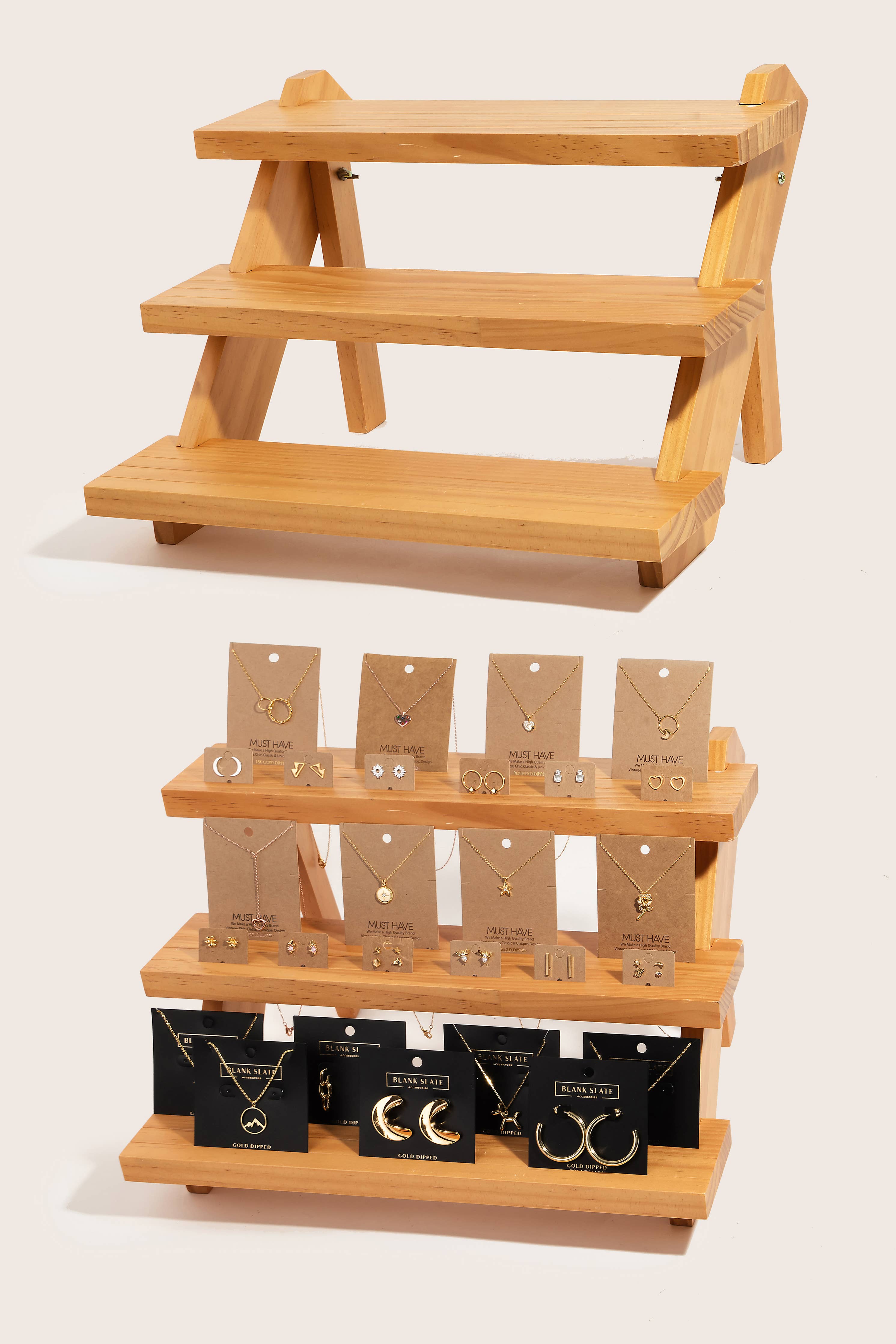 Anarchy Street - Three Tier Wooden Display
