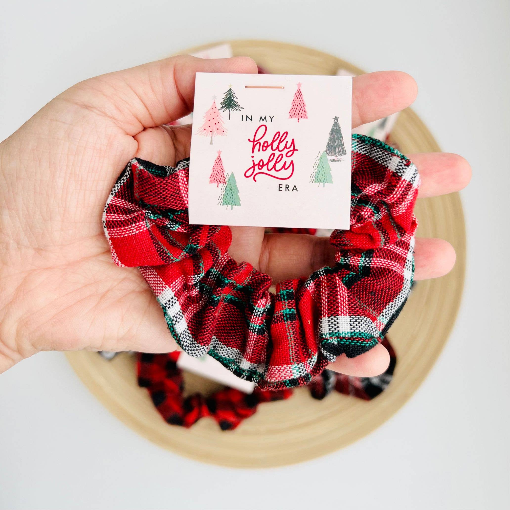 Tiny Gift Society - Holiday Thank You Gift Christmas Scrunchie Stocking Stuffer