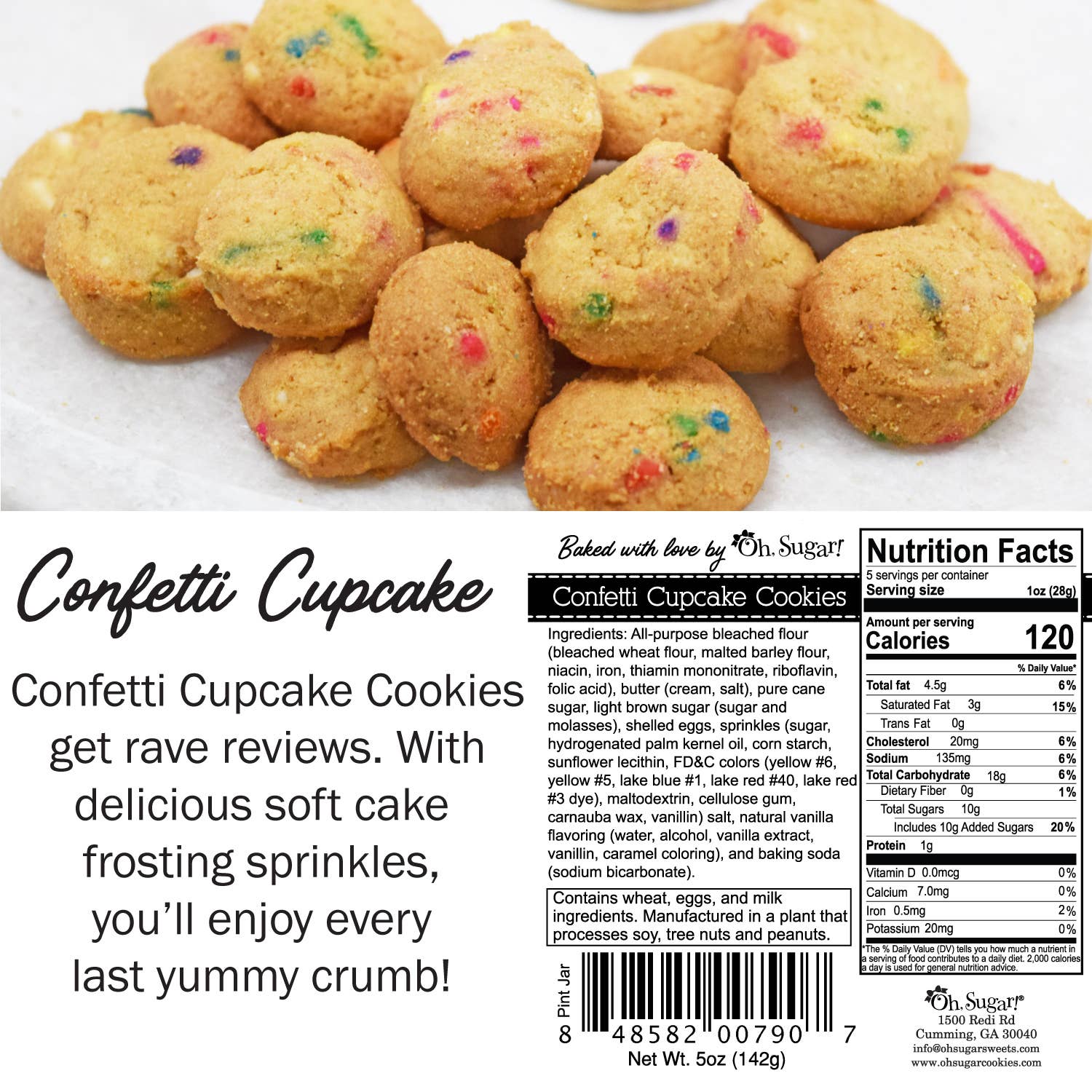 Oh, Sugar! - Cookie Jars - Father's Day Asst #1 - Pint