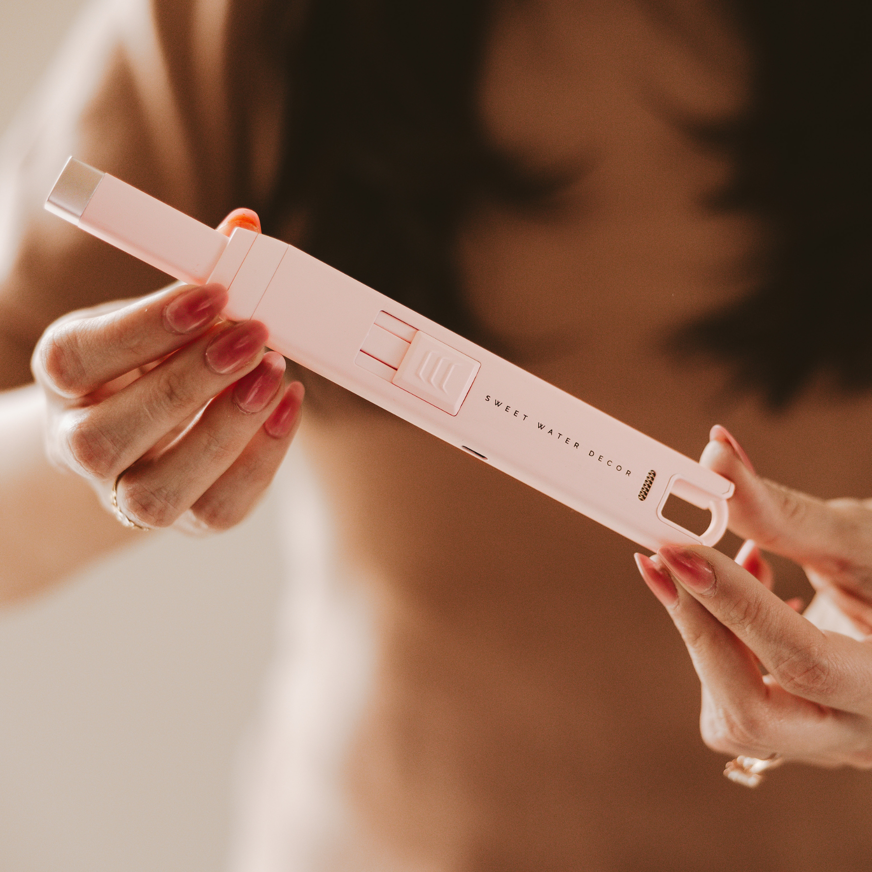 Sweet Water Decor - Pink Large Rechargeable Electric Lighter - Home Decor