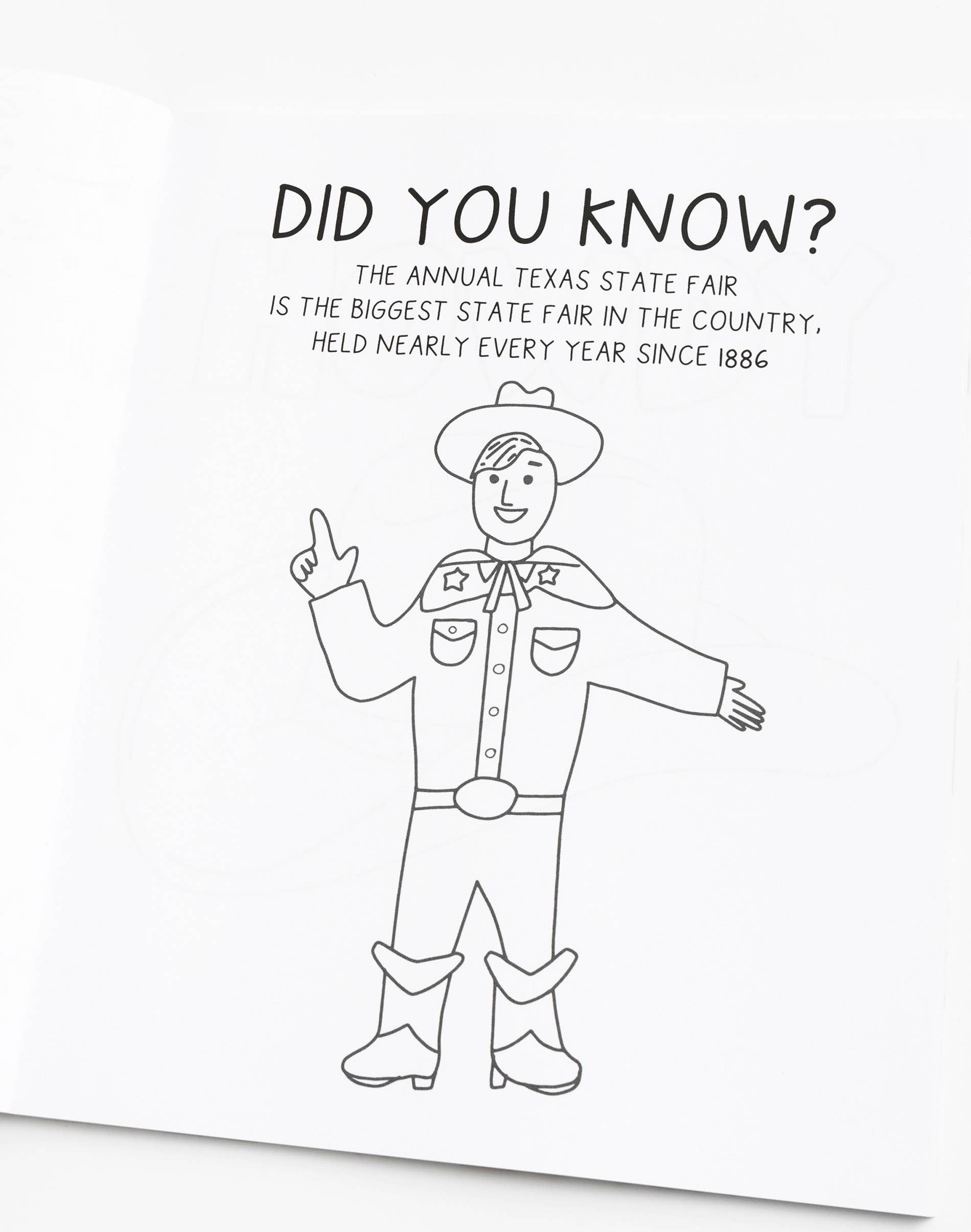 Callie Danielle - Texas Forever Western Coloring Book
