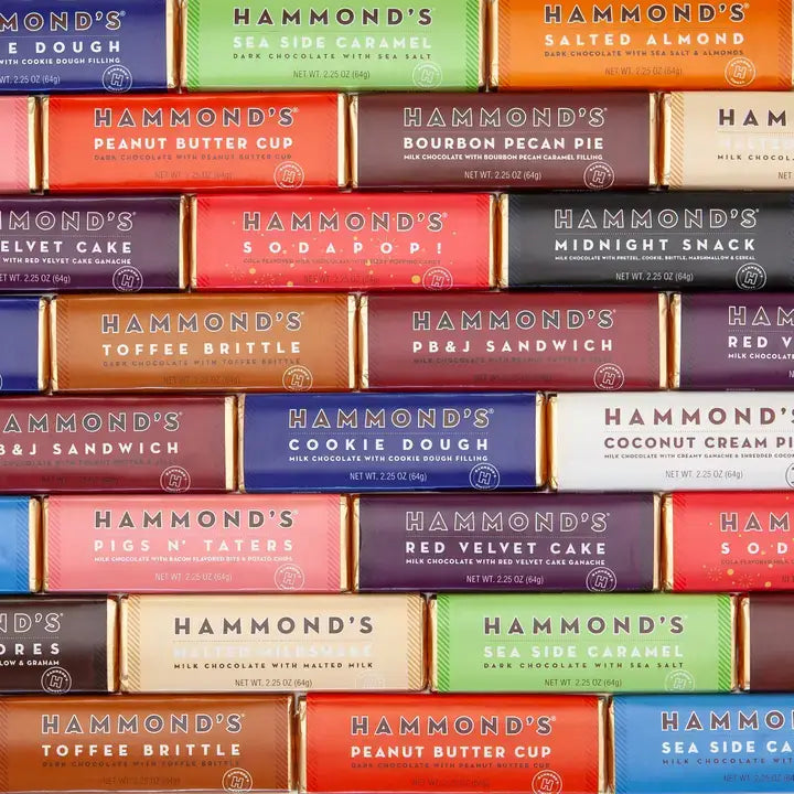 Hammond's Candies - Candy Bar - Dark Chocolate - Gingerbread - 2.25 oz