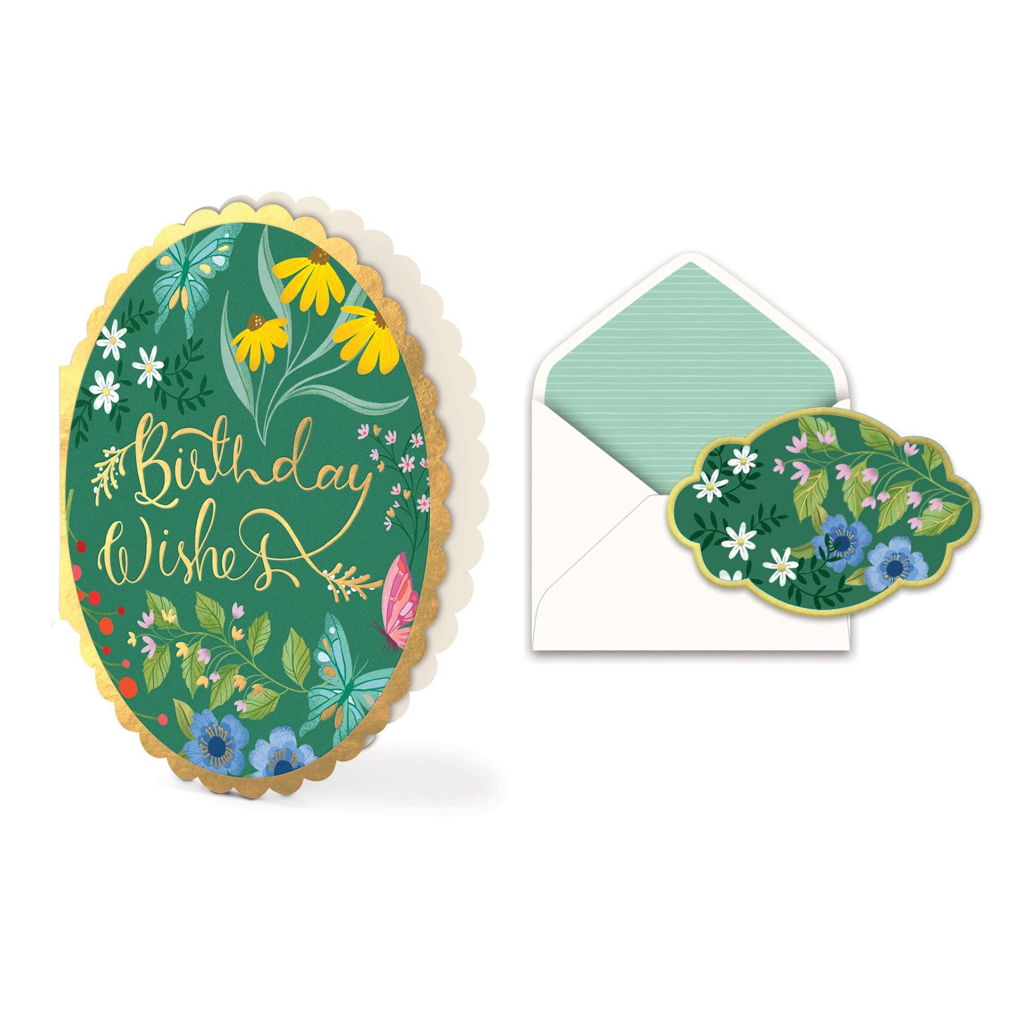 Studio Oh! - Garden Frills Birthday Deluxe Greeting Card