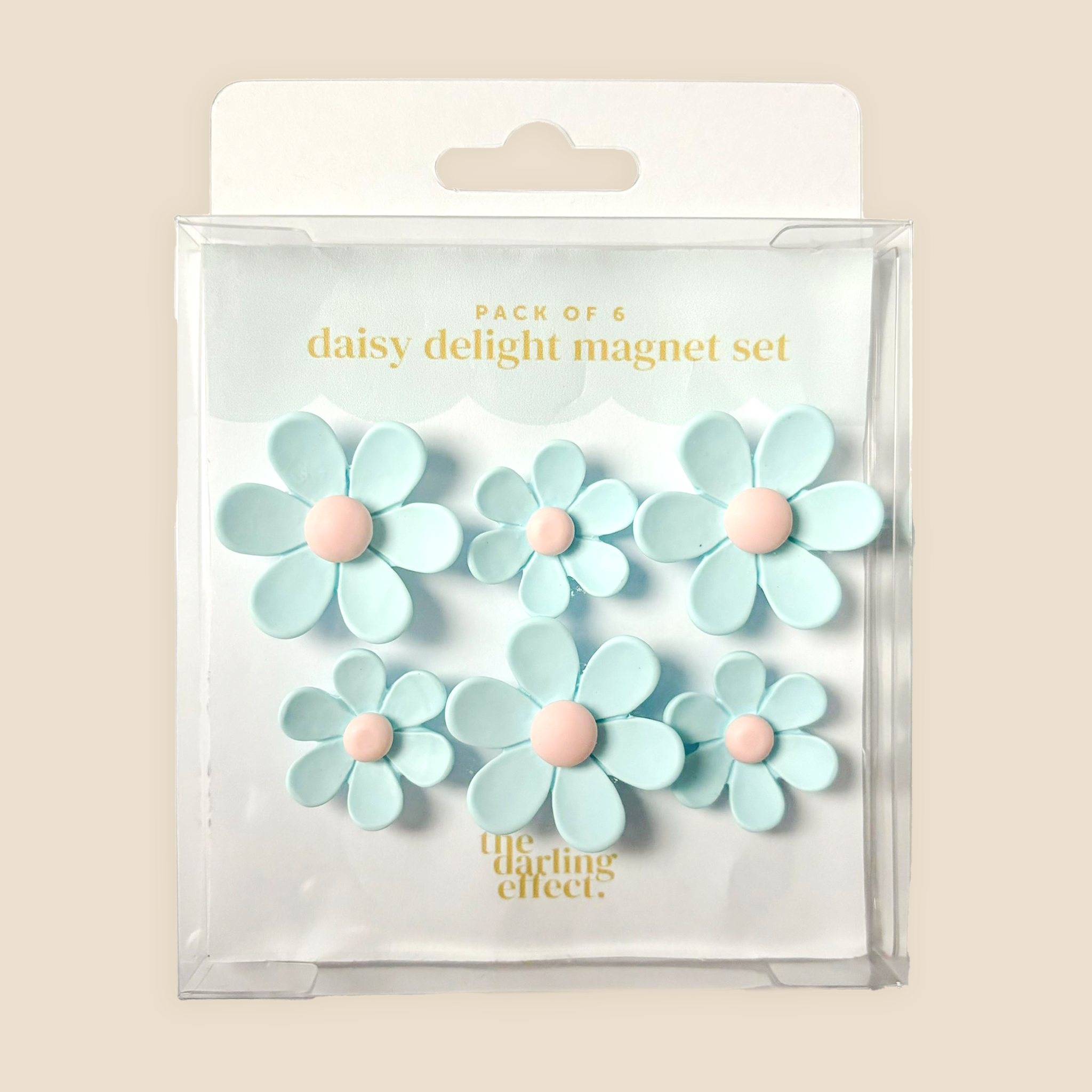 The Darling Effect - Daisy Delight Magnet Set-Blue
