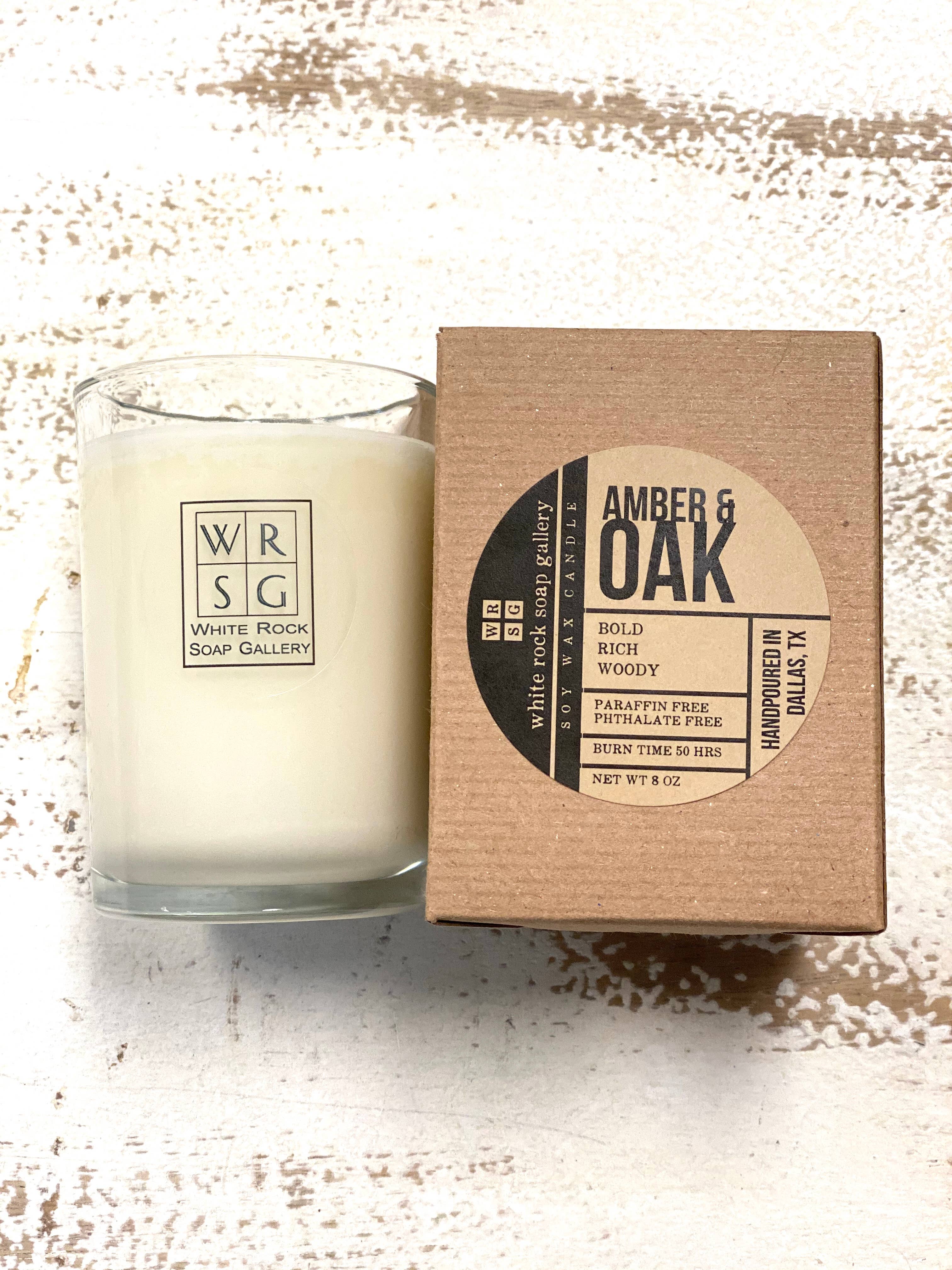 White Rock Soap Gallery - Candle 8 oz Soy Wax: Balsam