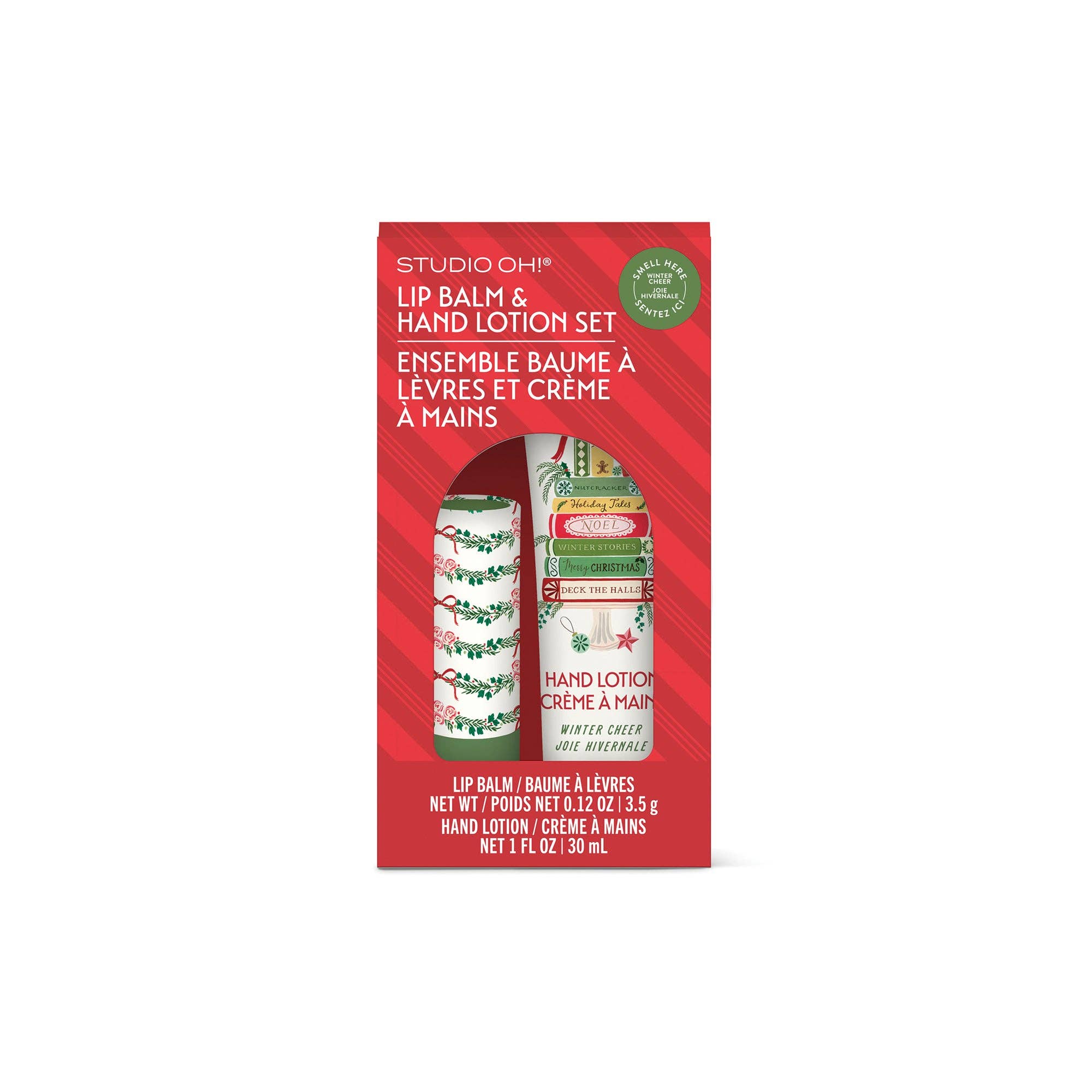 Studio Oh! - Bookish Christmas Lip Balm & Hand Lotion Set