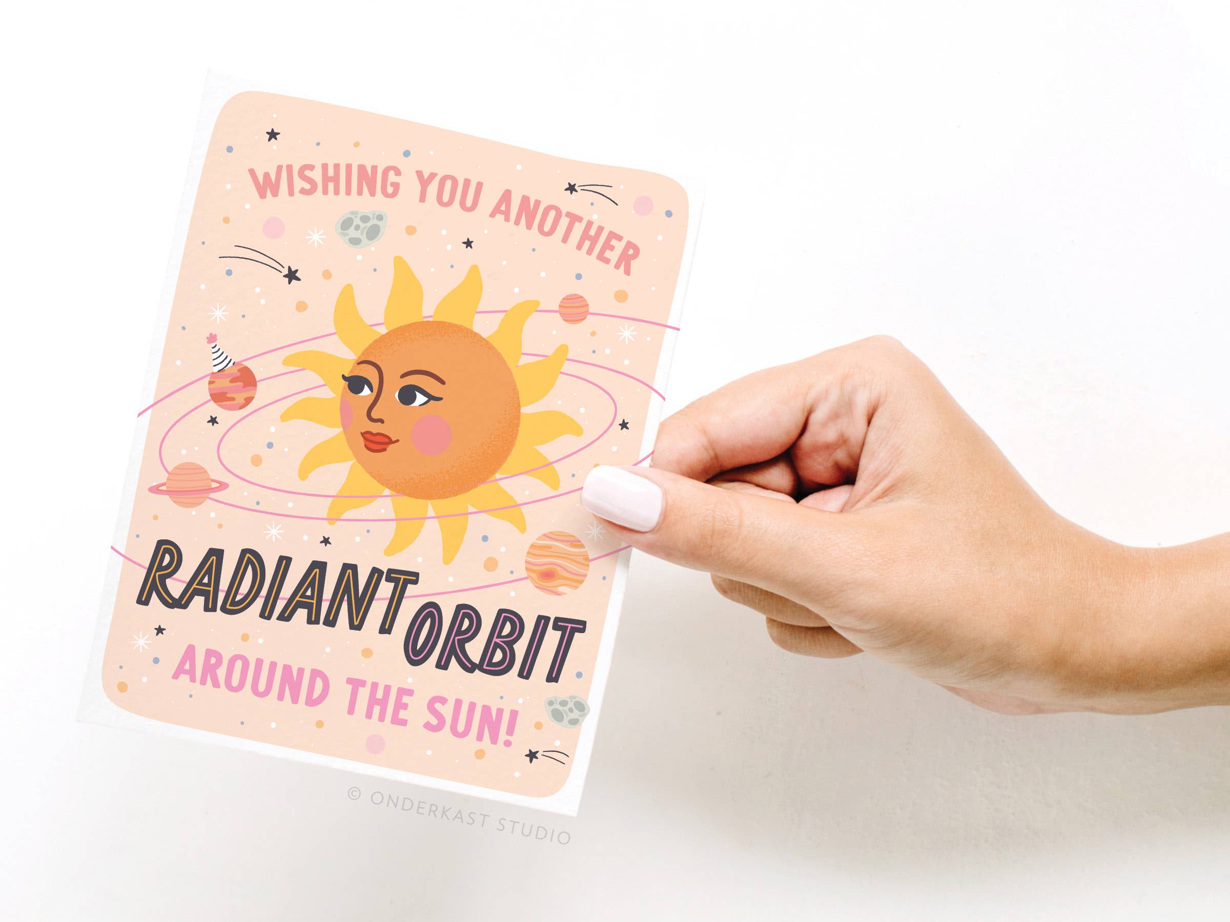Easyhand Goods Co. - Radiant Orbit Around the Sun Greeting Card