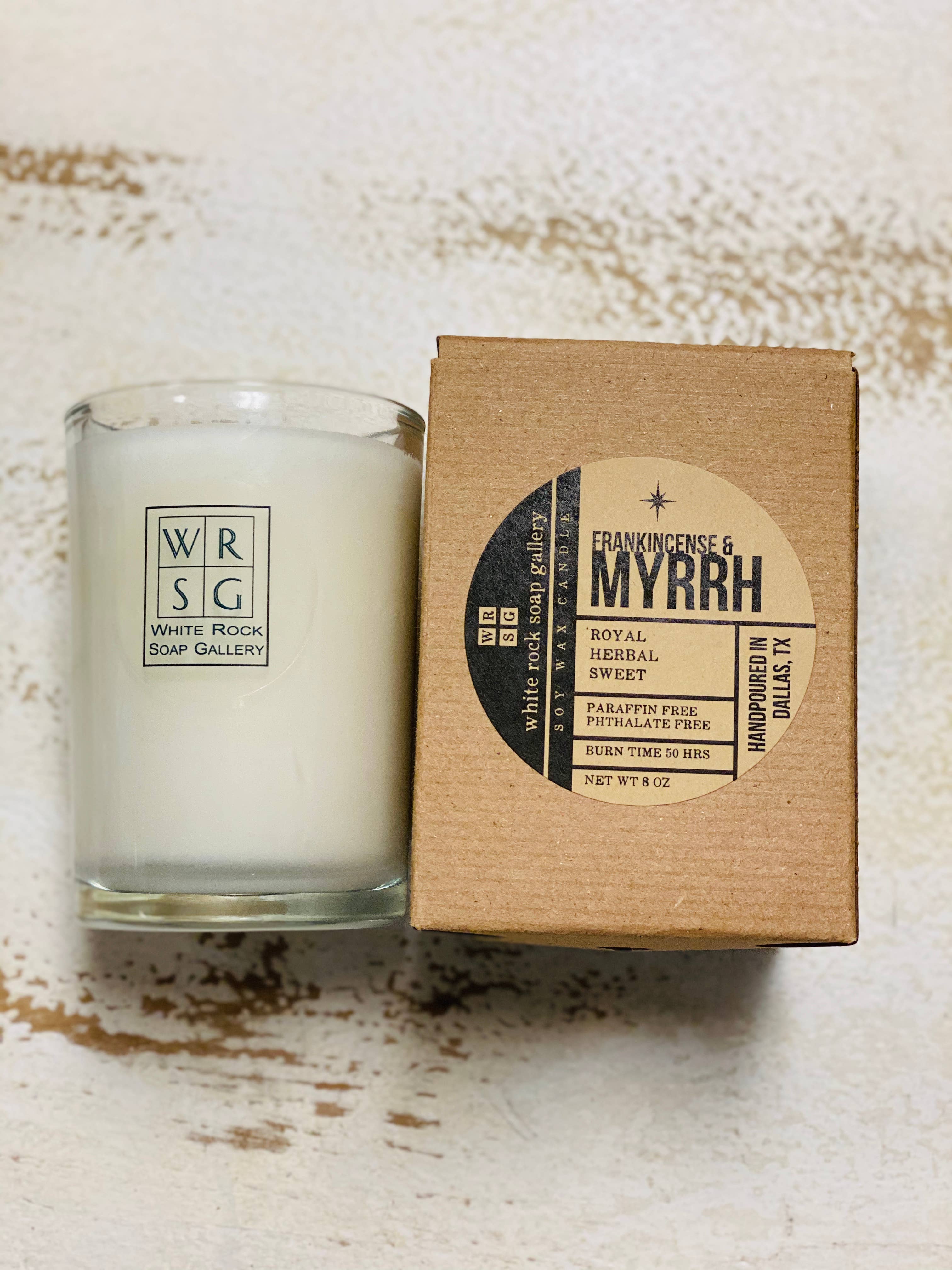 White Rock Soap Gallery - Candle 8 oz Soy Wax: Balsam