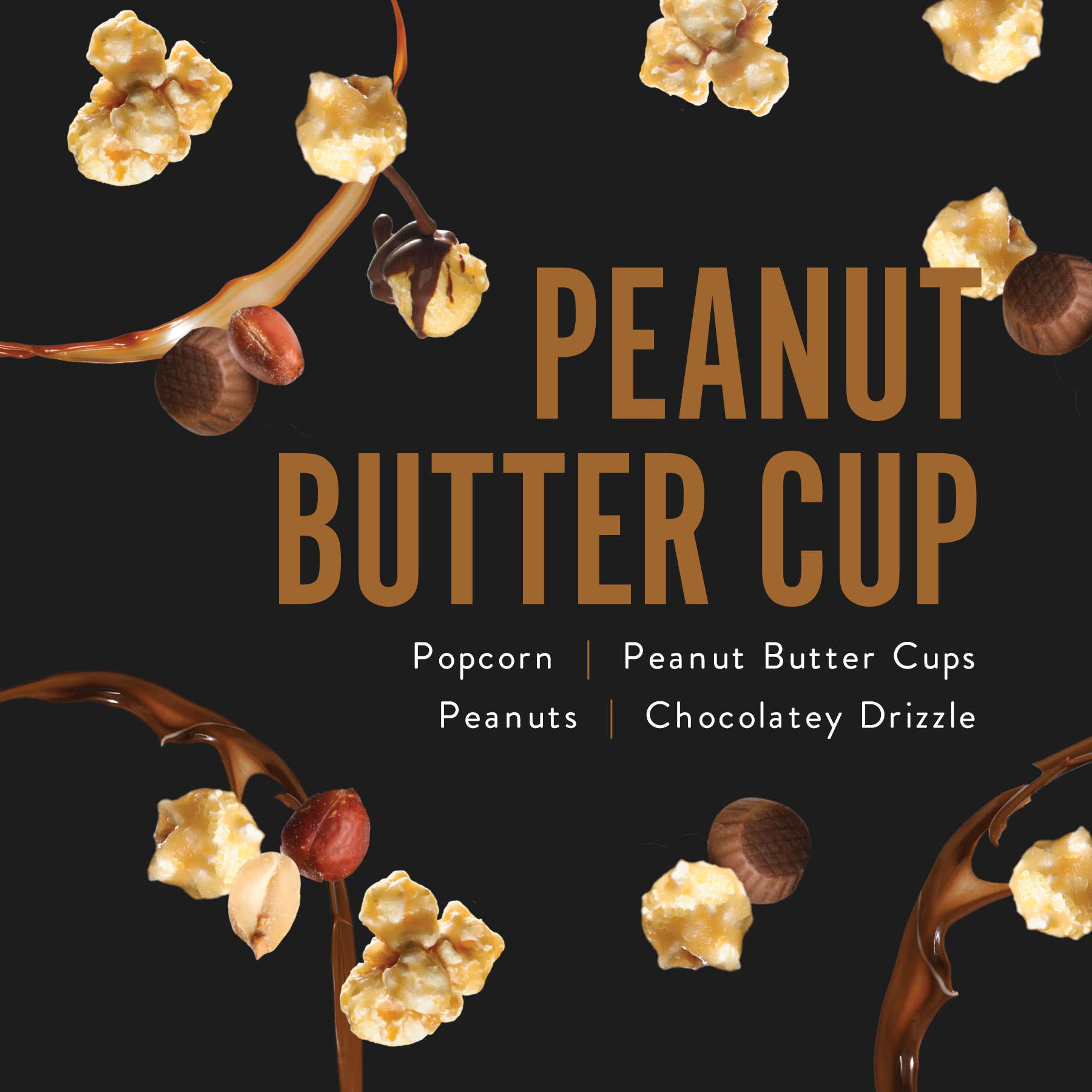 Funky Chunky - Peanut Butter Cup | Caramel Corn Chocolate Popcorn | bags