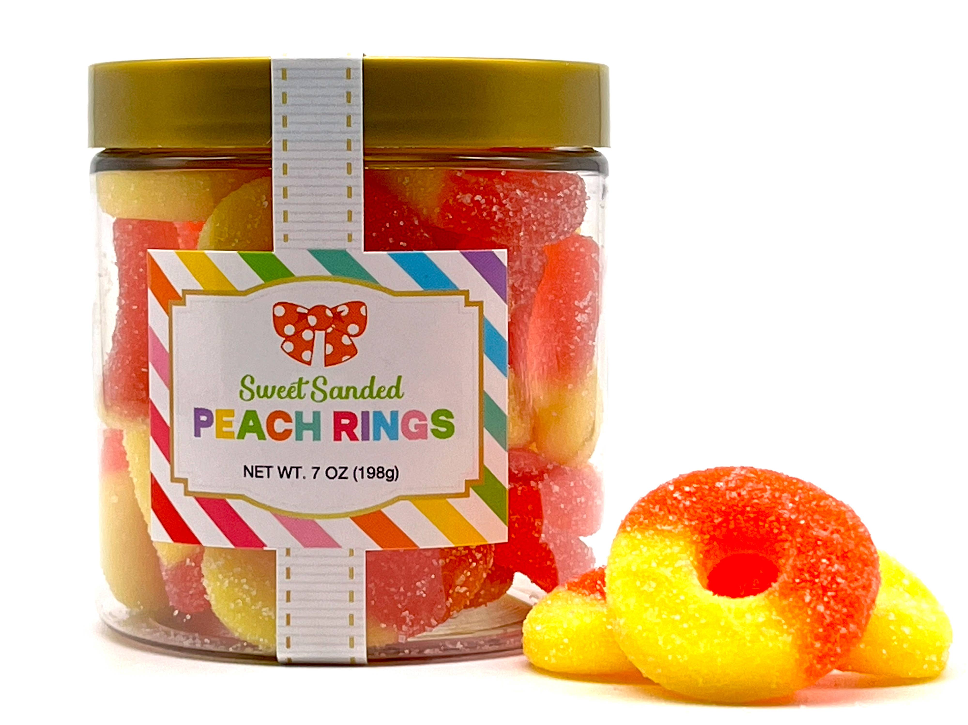 Oh, Sugar! - Candy Sugar Stacks - Everyday Peach Gummy Rings