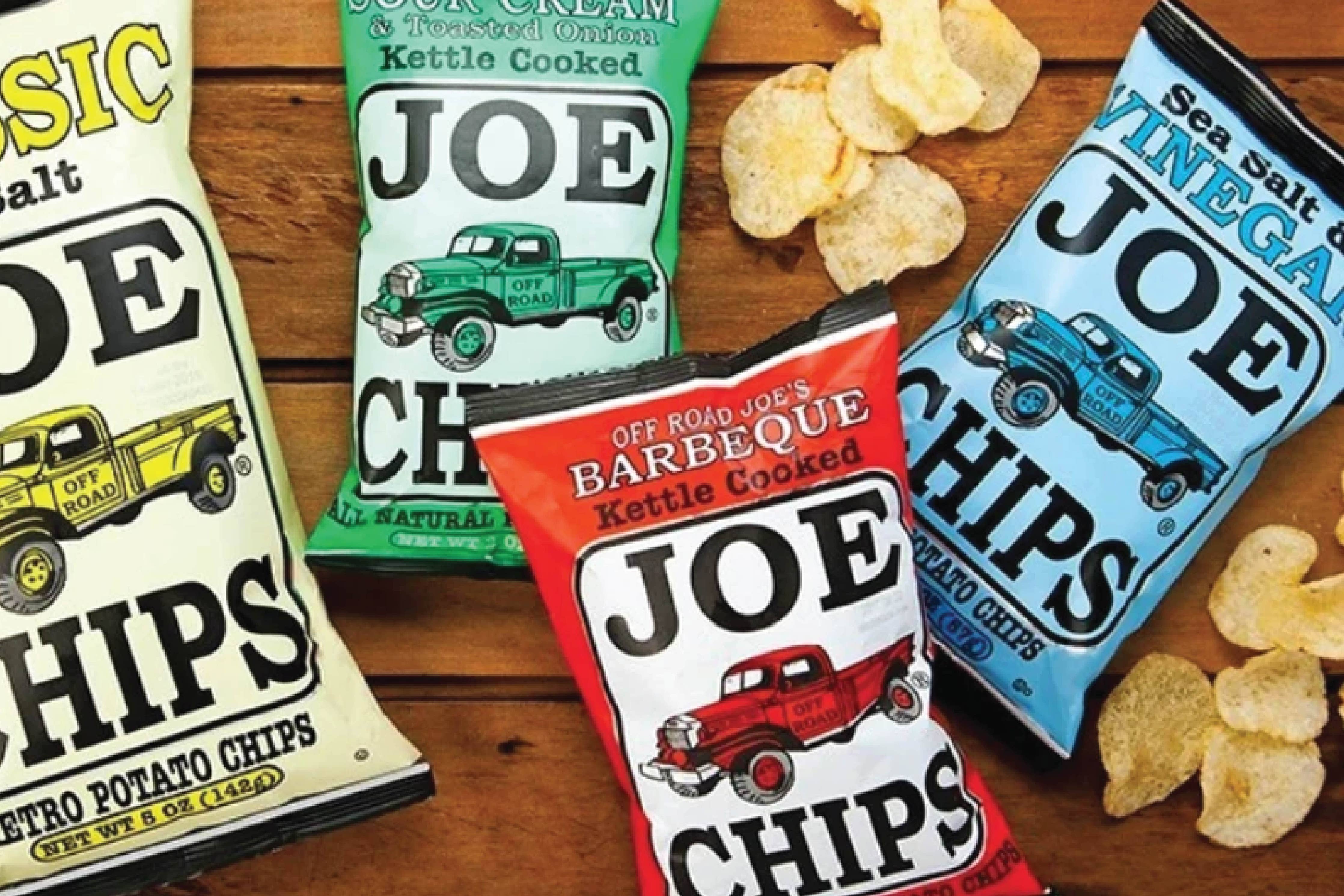 Joe Tea & Joe Chips - Joe's Assortment - Kettle Chips (2 oz. Bags)