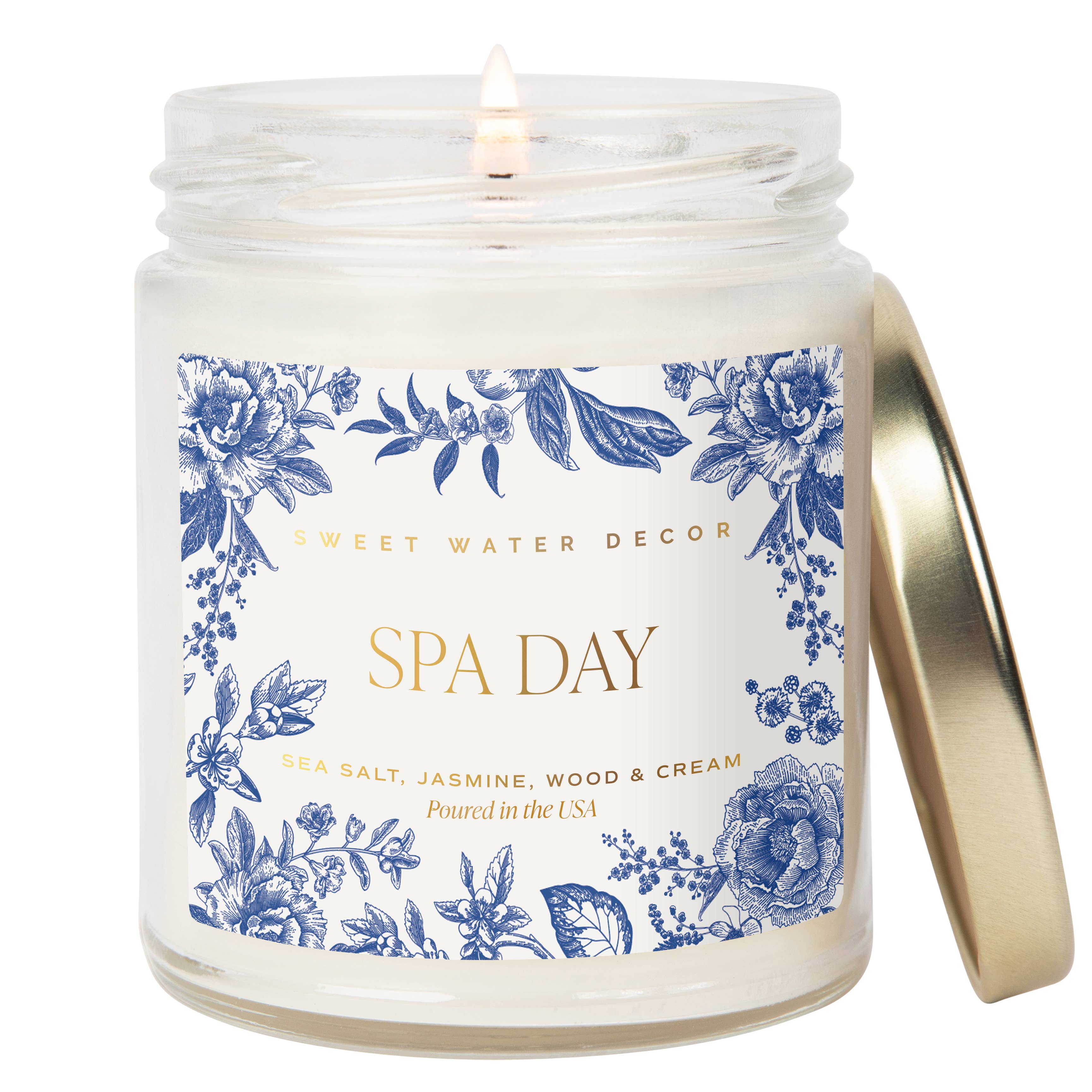 Sweet Water Decor - Spa Day 9 oz Soy Candle - Home Decor & Gifts