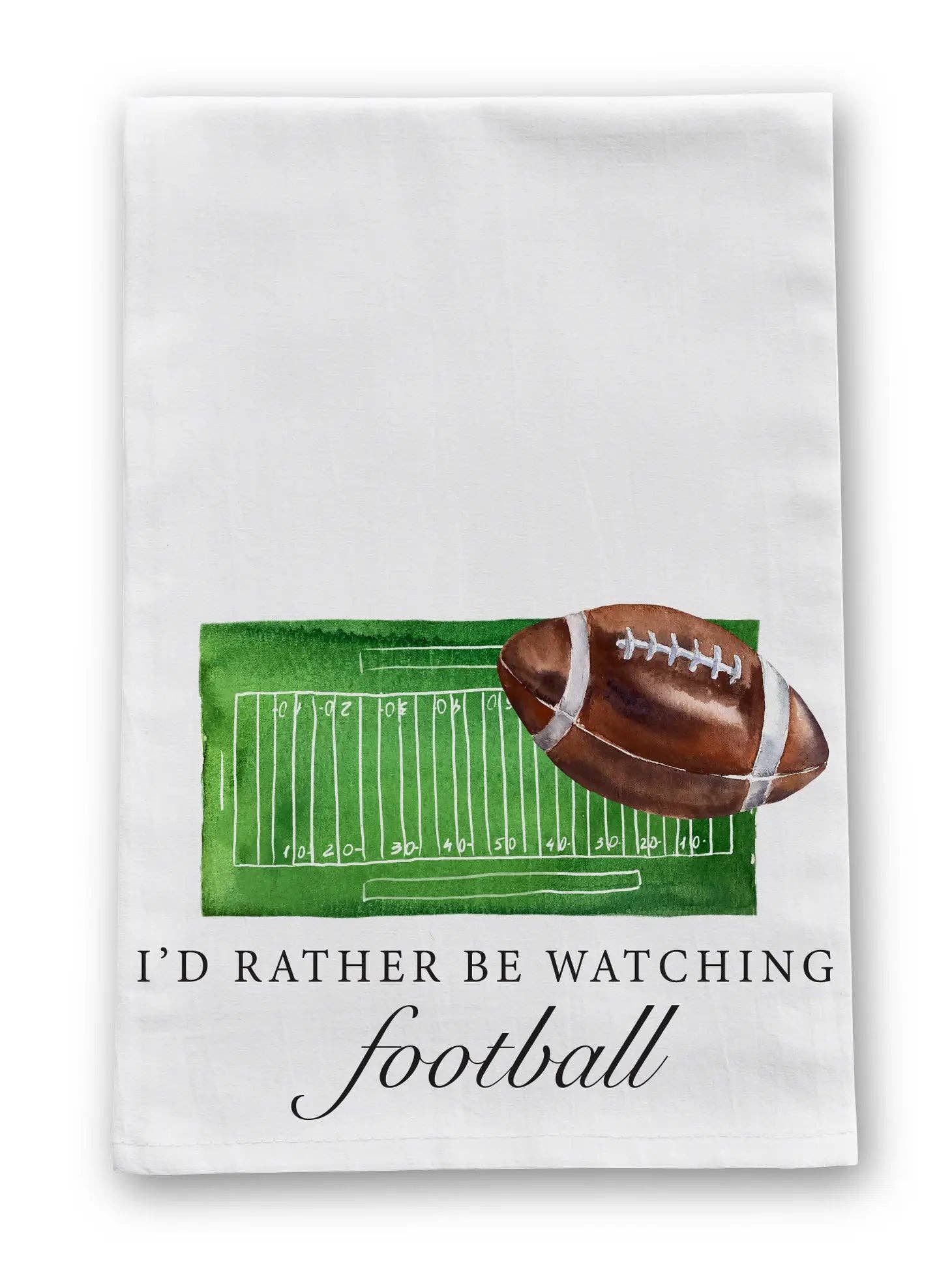 Barrel Down South - I'd Rather Be Watching Football Tea Towel