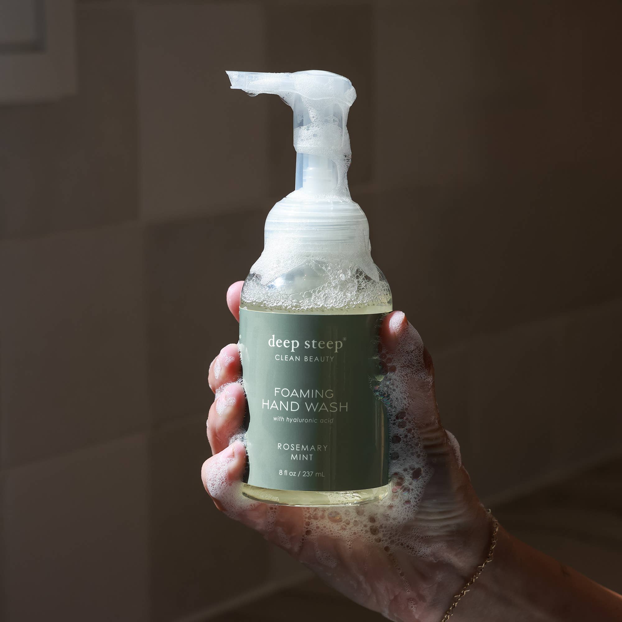 Deep Steep Clean Beauty - Rosemary Mint Moisturizing Foaming Hand Wash 8oz