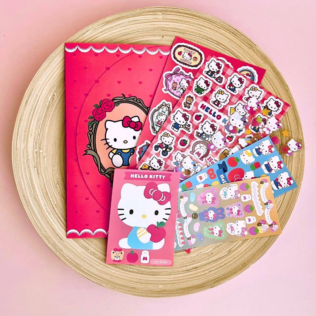 Tiny Gift Society - Hello Sticker Set | Novelty Gift | Sticker Folder