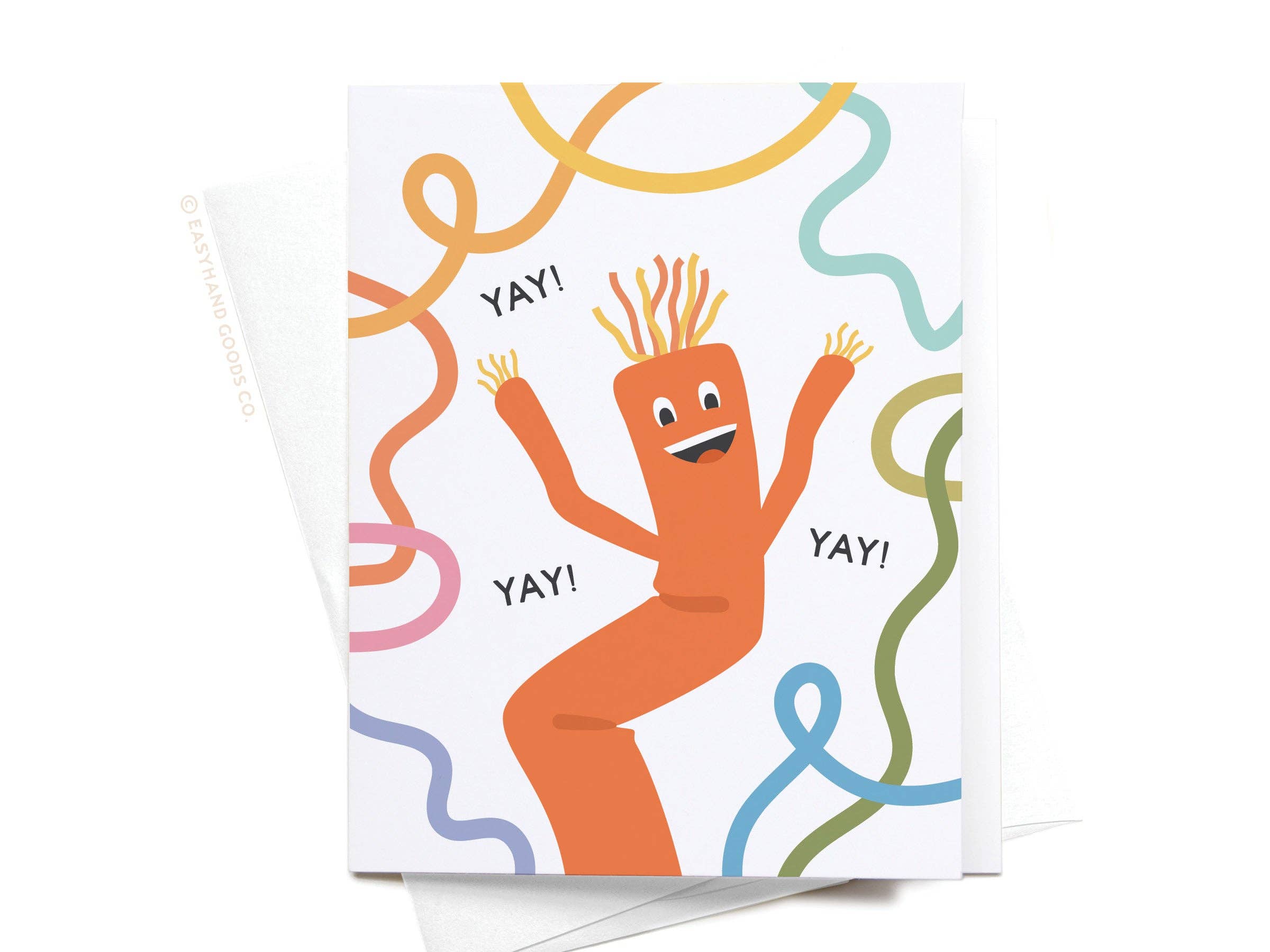 Easyhand Goods Co. - Yay Wacky Waving Inflatable Tube Man Greeting Card