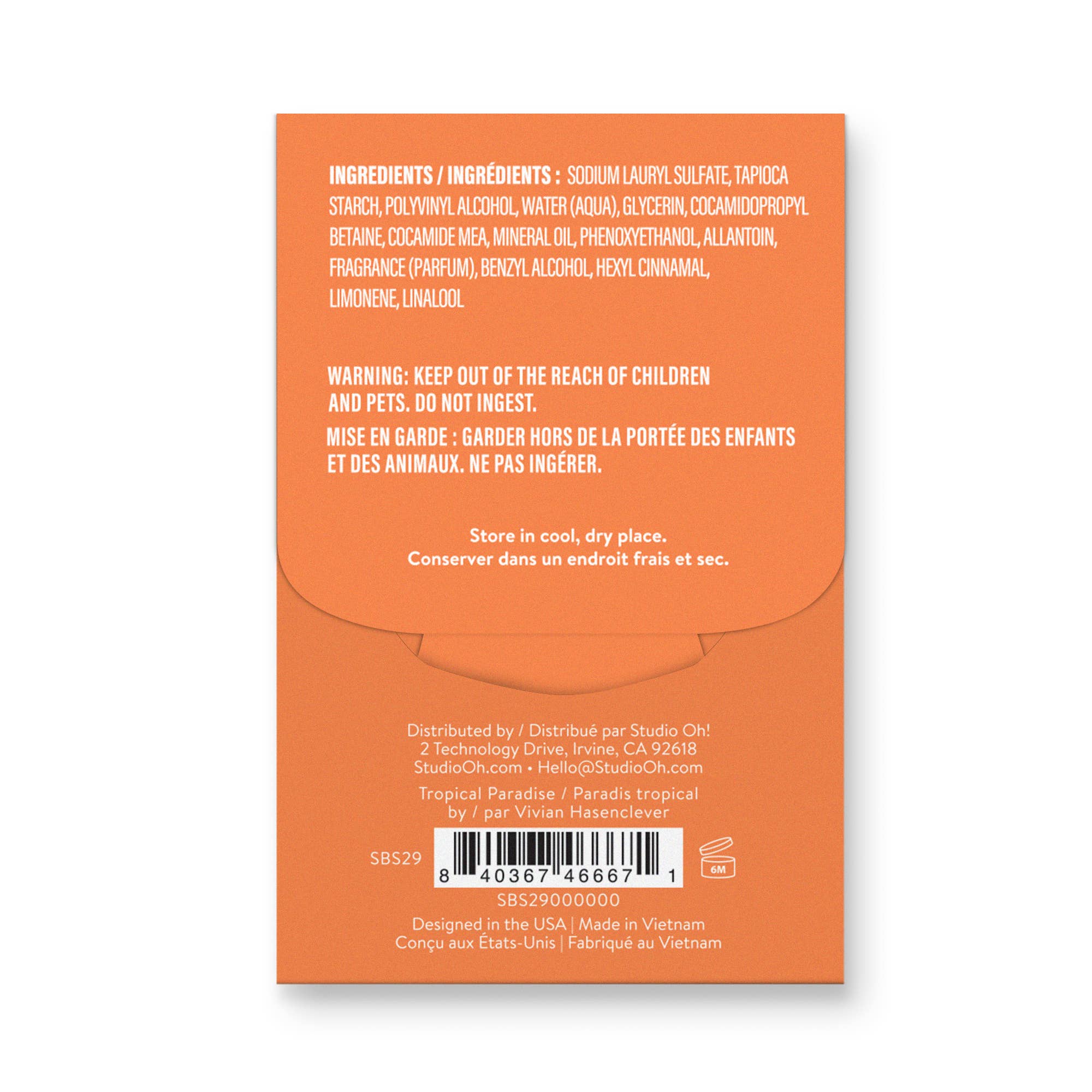 Studio Oh! - Tropical Paradise Single-Use Soap Sheets