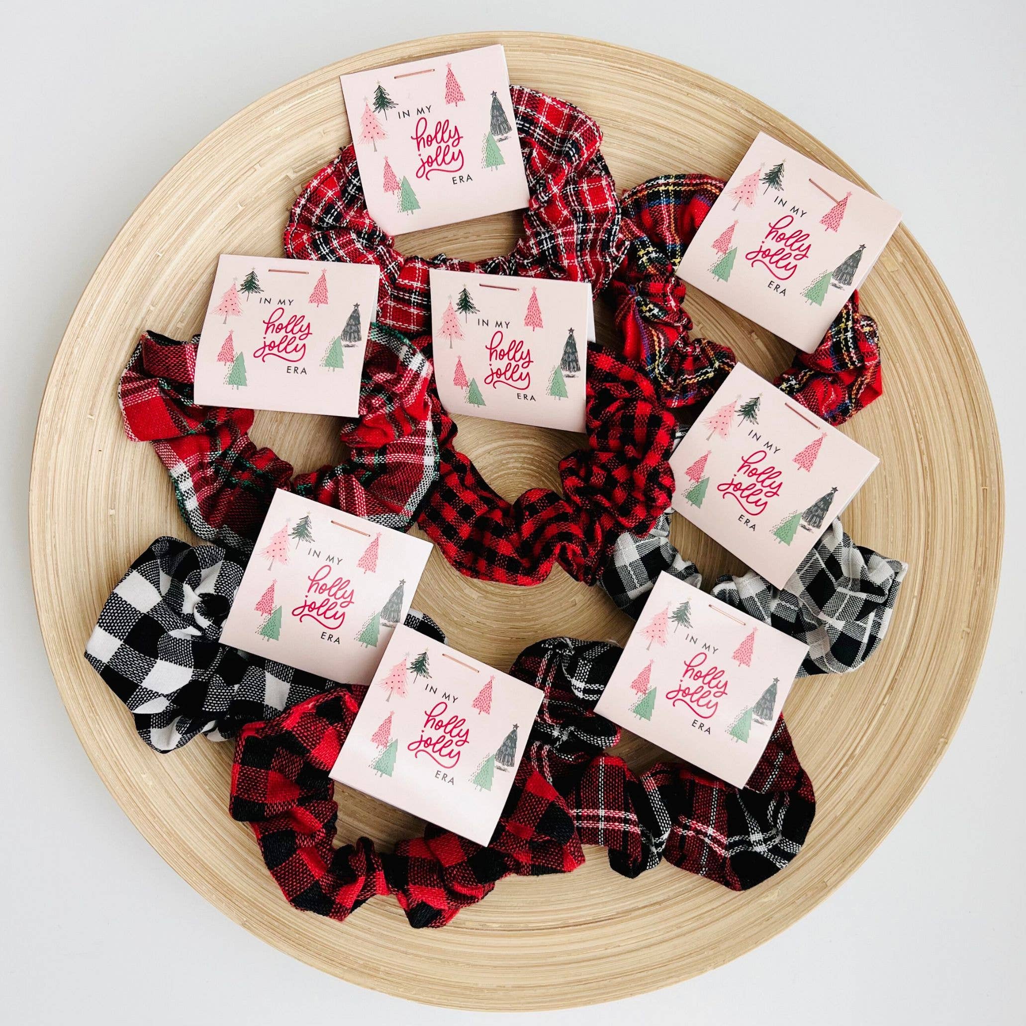 Tiny Gift Society - Holiday Thank You Gift Christmas Scrunchie Stocking Stuffer