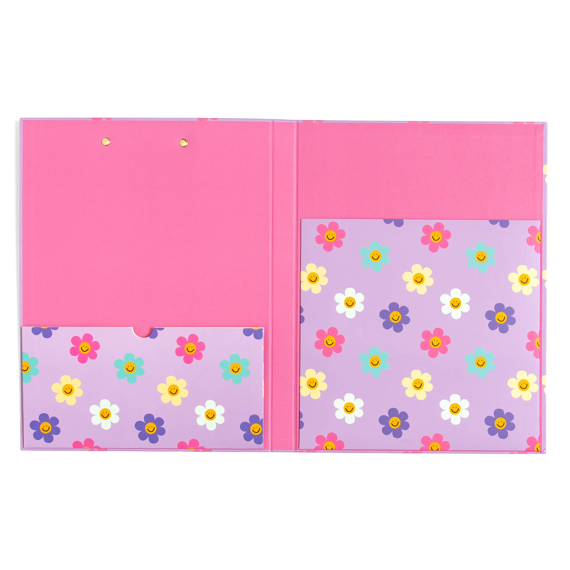 Callie Danielle - Happy Daisy Clipfolio with Lined Notepad