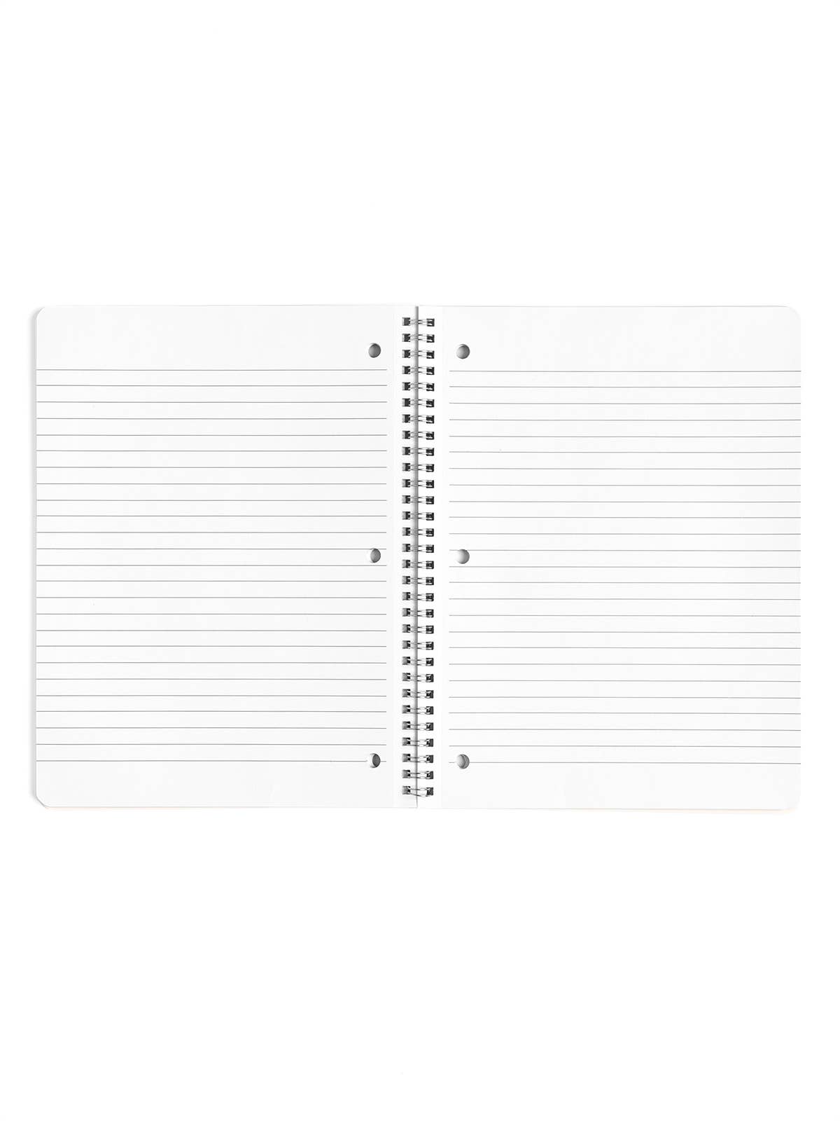 Callie Danielle - Bloom & Believe Floral Stripes Spiral Notebook