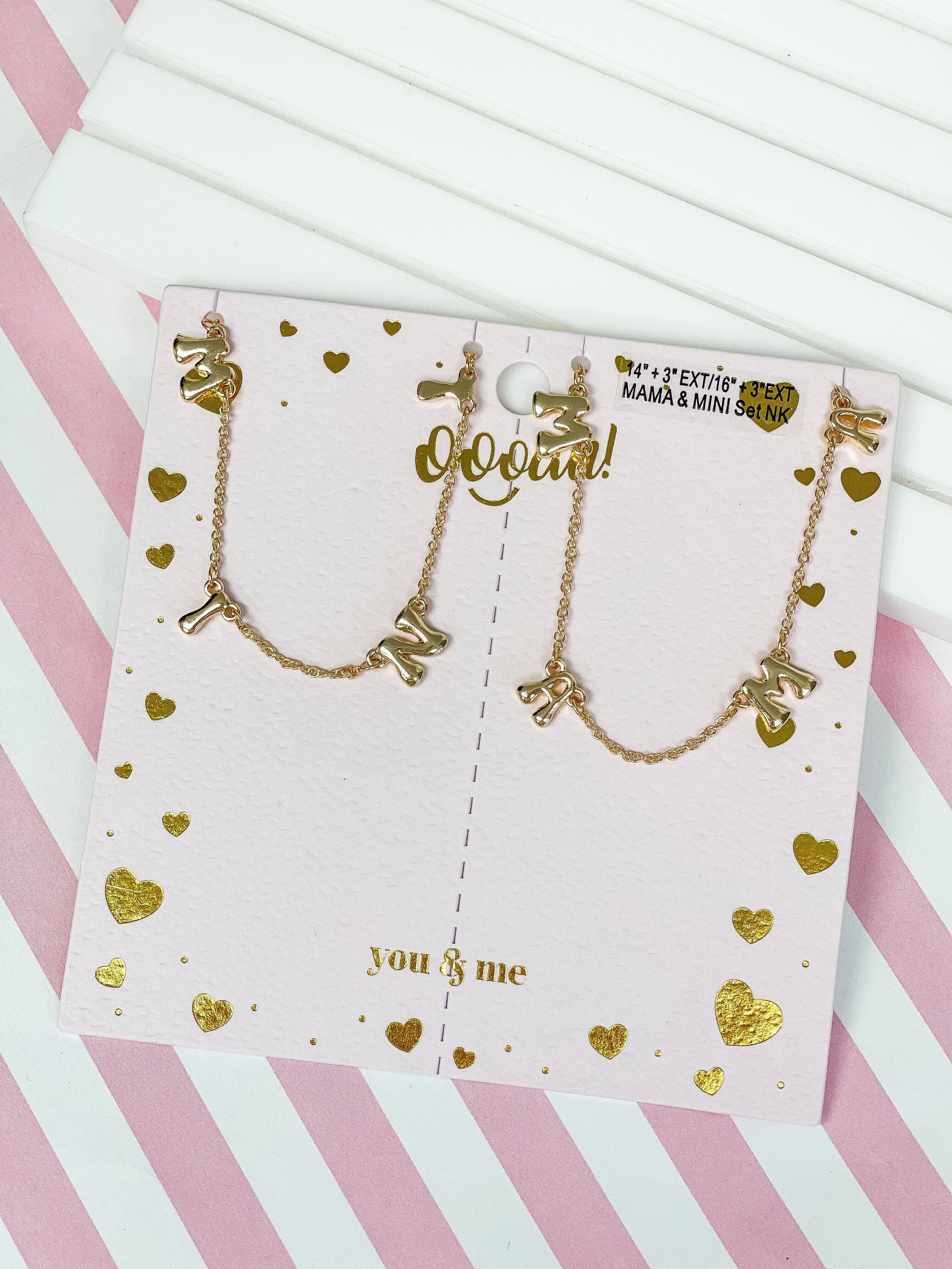 Prep Obsessed Wholesale - Mama & Mini Station Necklace Sets