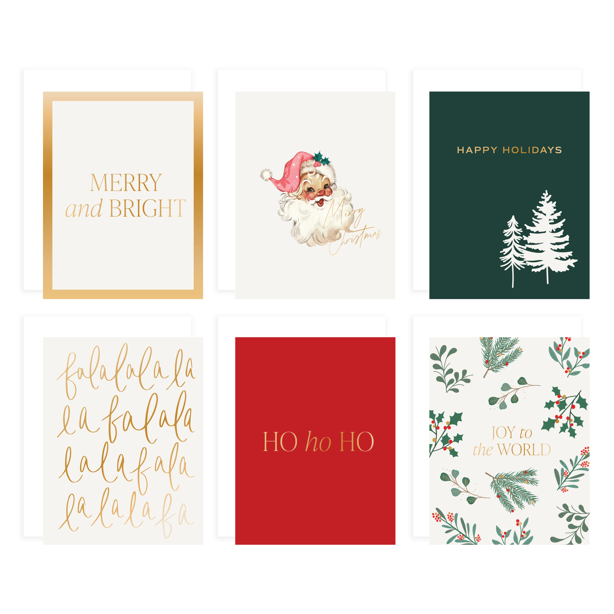Sweet Water Decor - Assorted Holiday Cards Boxed Set - Christmas Cards