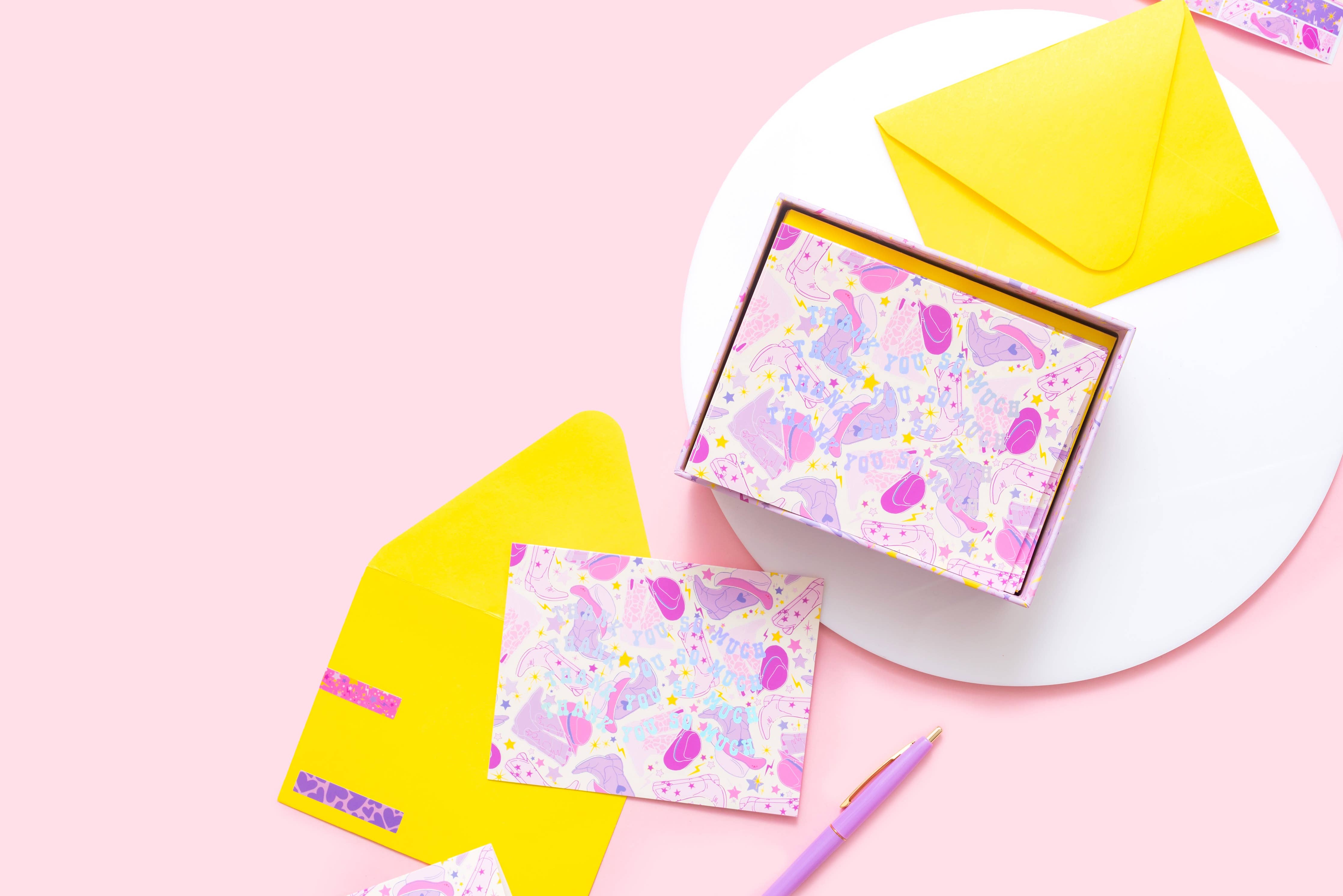 Taylor Elliott Designs - *ON SALE* Boxed Notecard Set - Let's Go Girl - 10 Card Set