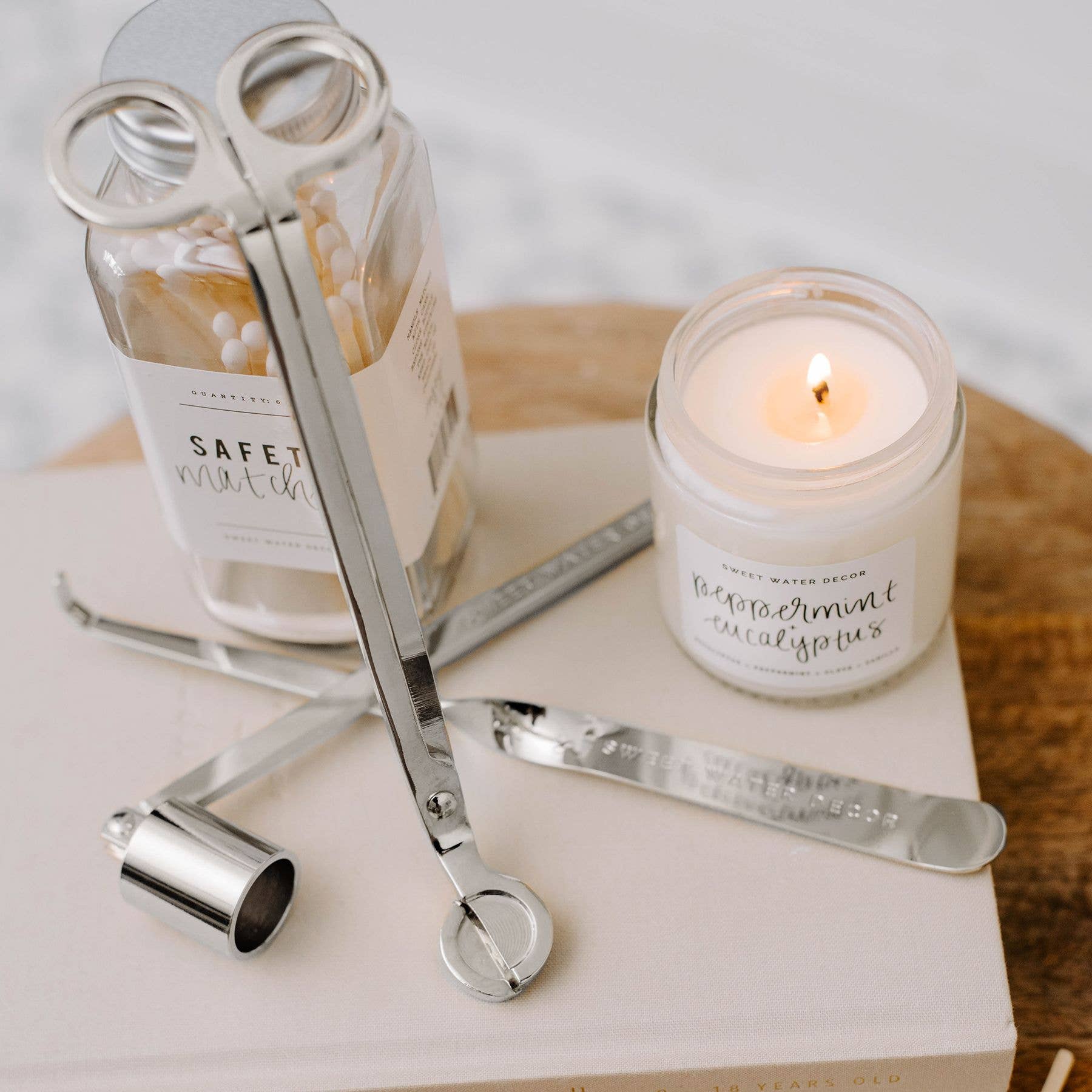 Sweet Water Decor - Silver Candle Care Kit - Home Decor & Gifts