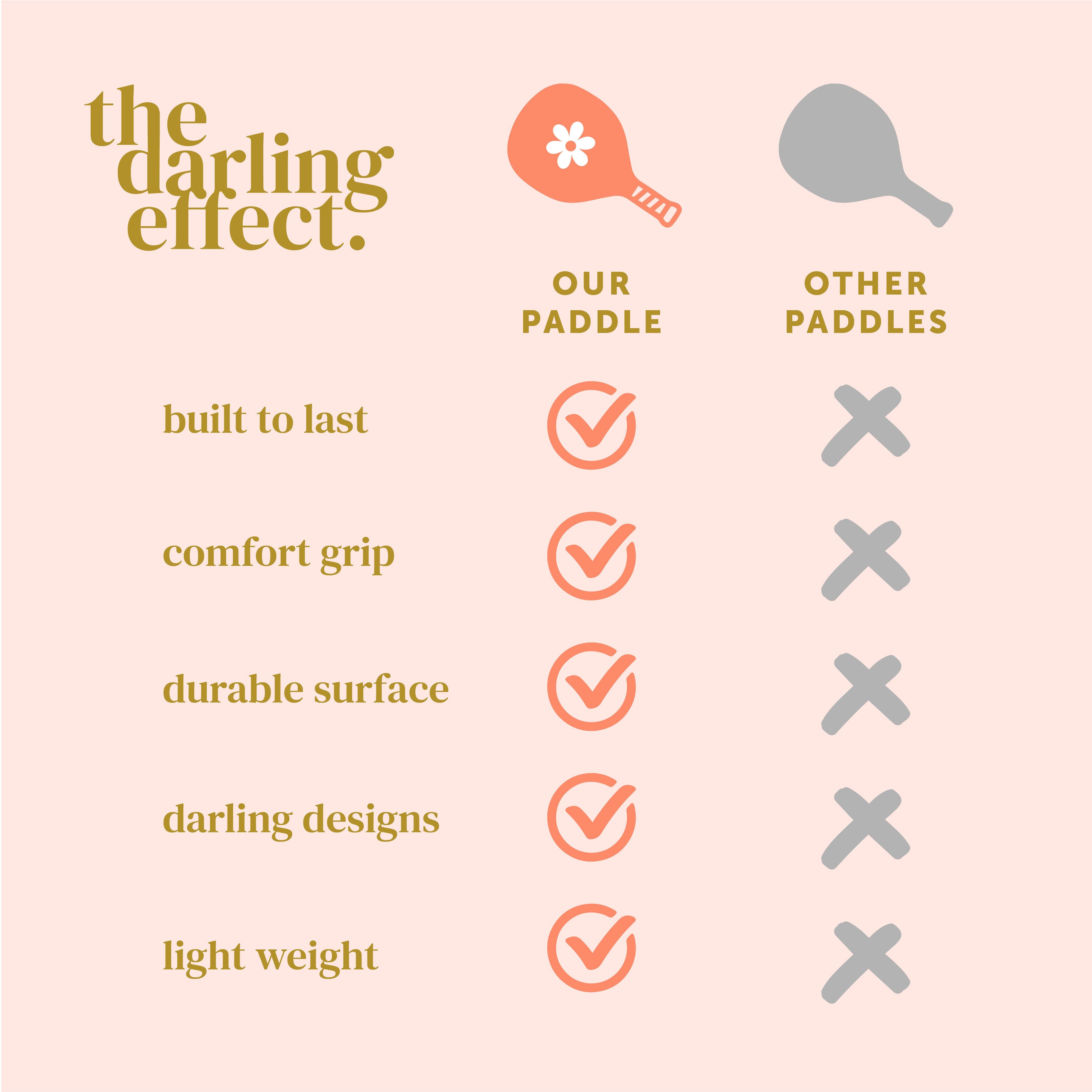 The Darling Effect - Pickleball Paddle