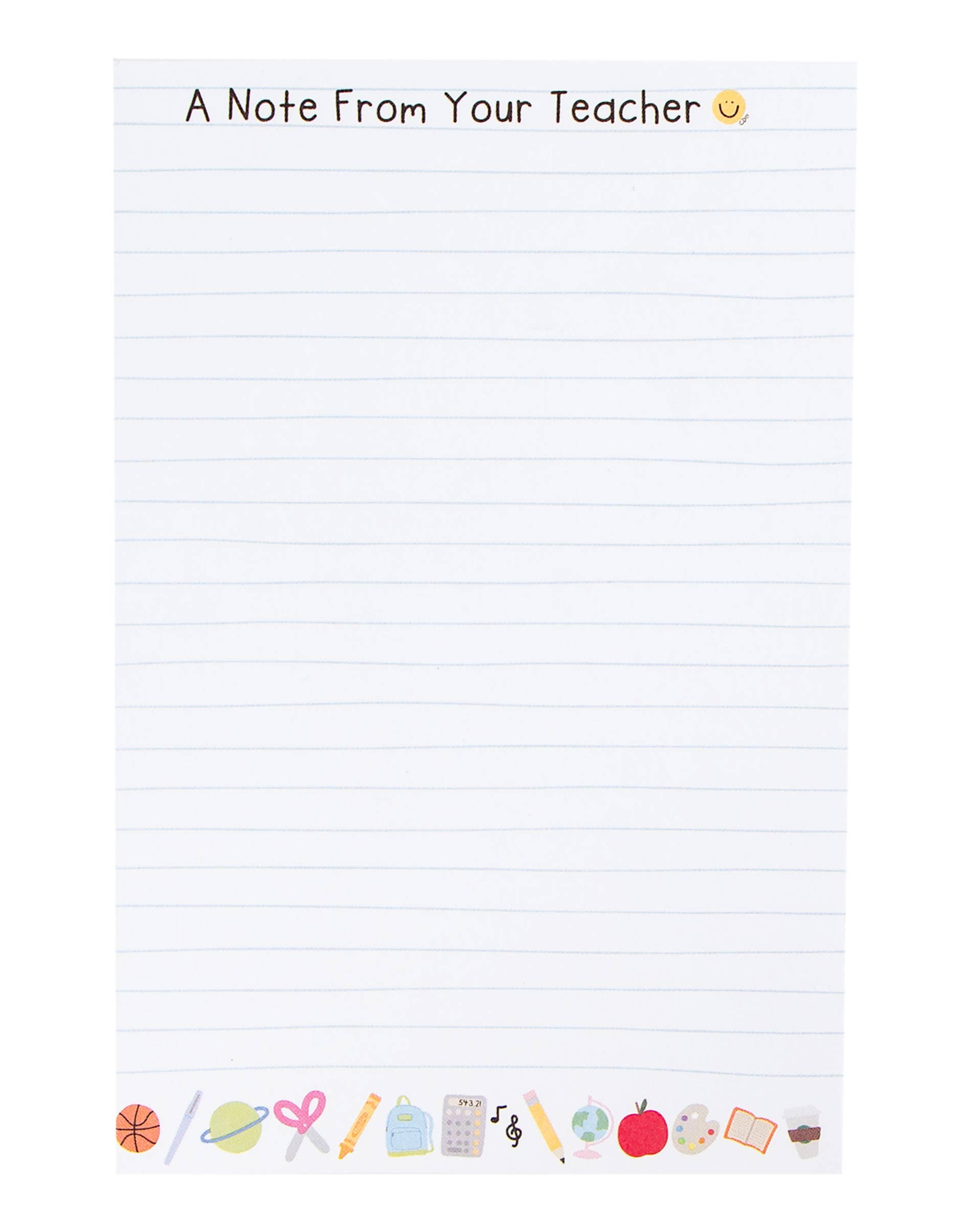 Callie Danielle - Note From Teacher Notepad