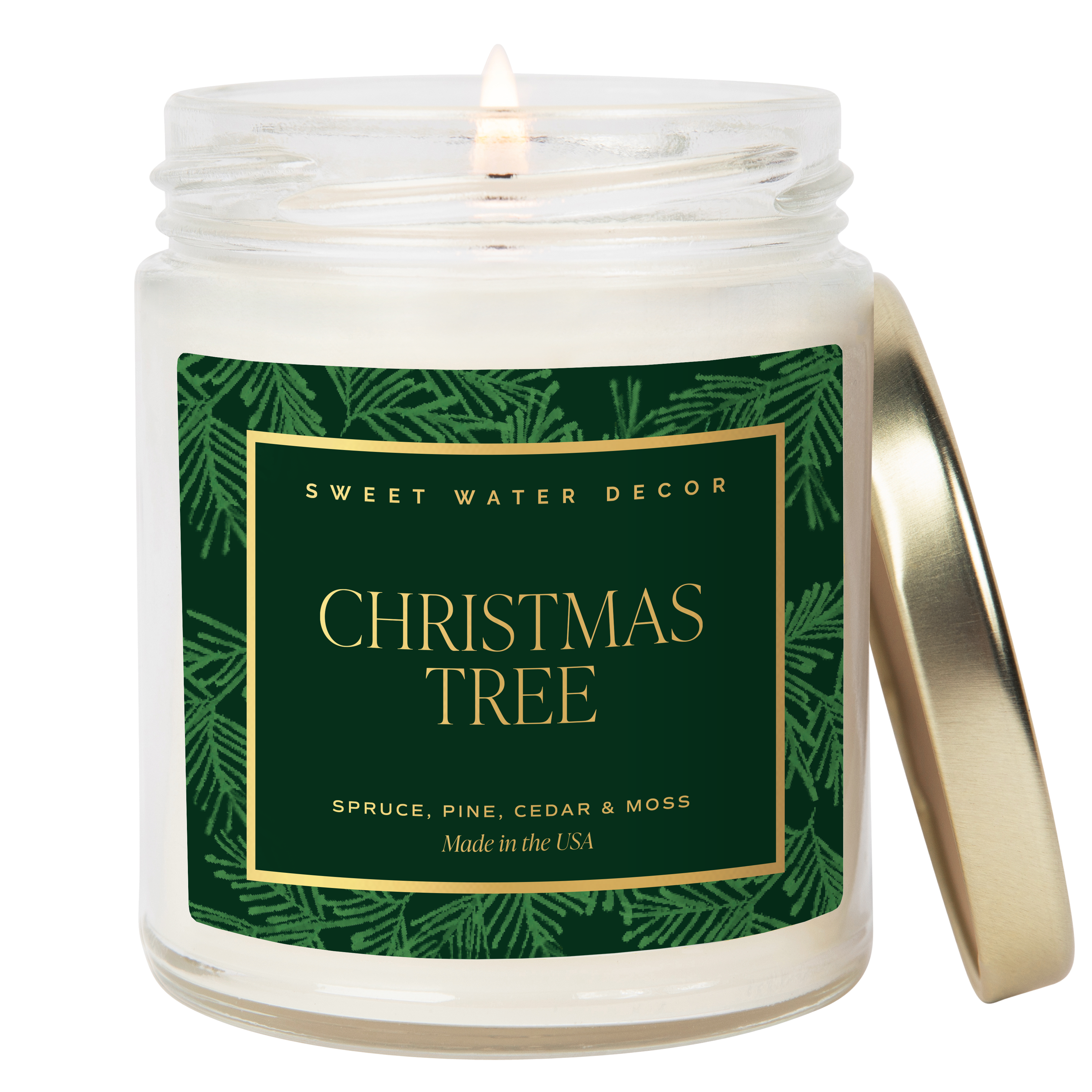 Sweet Water Decor - Christmas Tree 9 oz Soy Candle - Christmas Decor