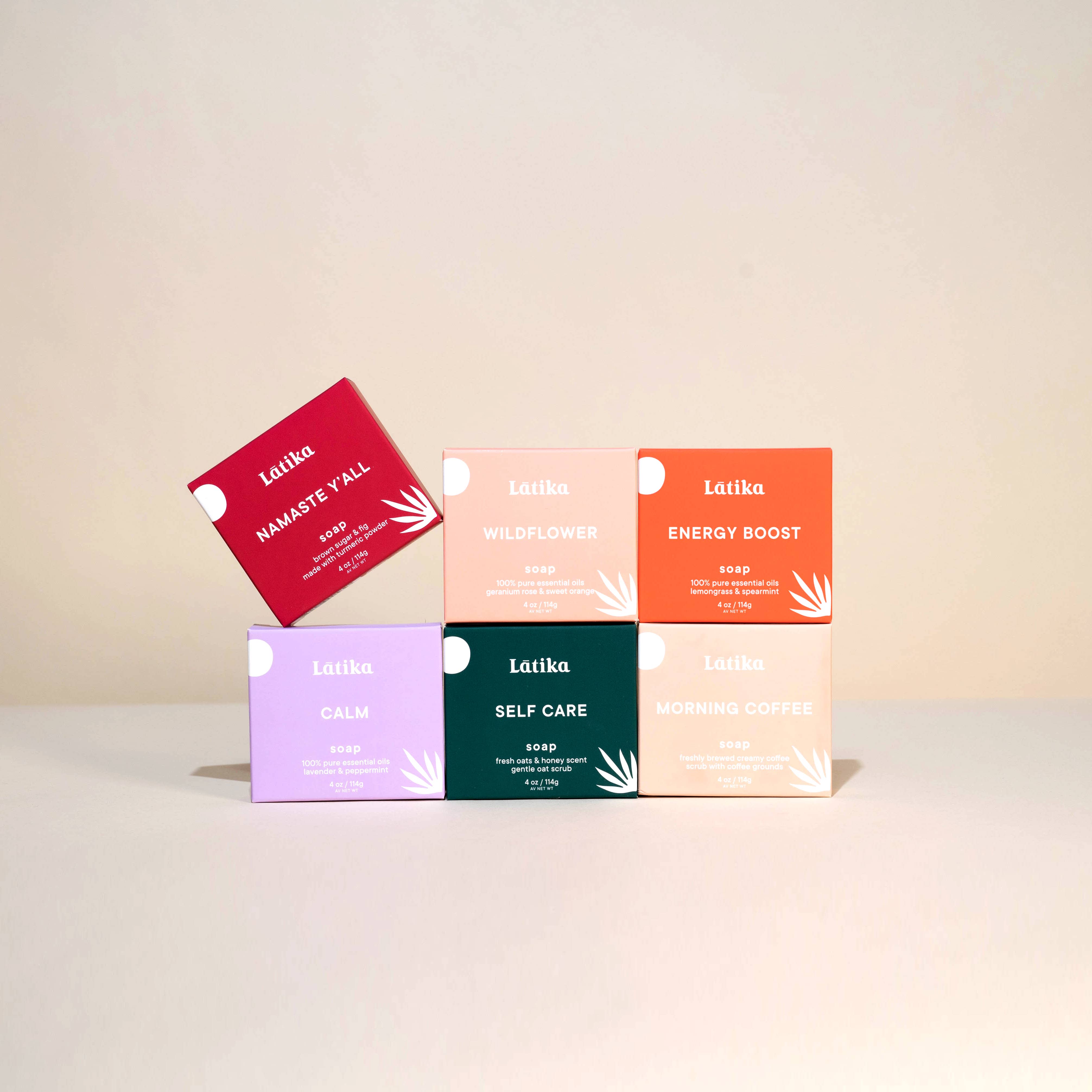 Latika Beauty - Namaste Y'all - Hydrating Soap -  Brown sugar -Fig 🪷